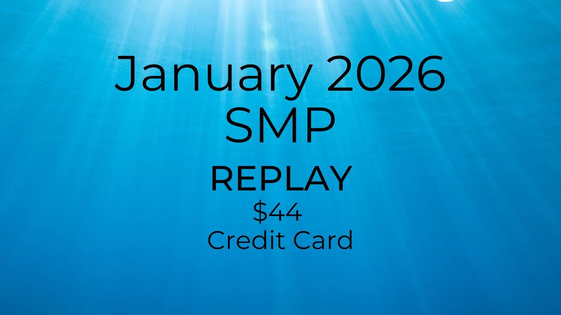 January 2026's Spiritual Maintenance Plan REPLAY - $44 - Credit Card