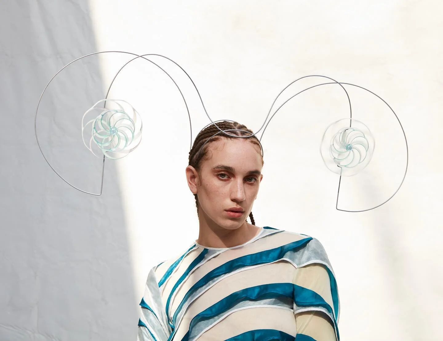 The Kinetic F&uuml;hler Headpiece 🦋 on  @georgiamoot 

Thank you to @perfectmagazine and thank you to the team:
Cast: @georgiamoot 
Makeup: @kyledominicc 
MUA assitant: @craighamiltonartistry 
Hair: @palberdahl Hair assistant: @anoushkadanielle 
Sho