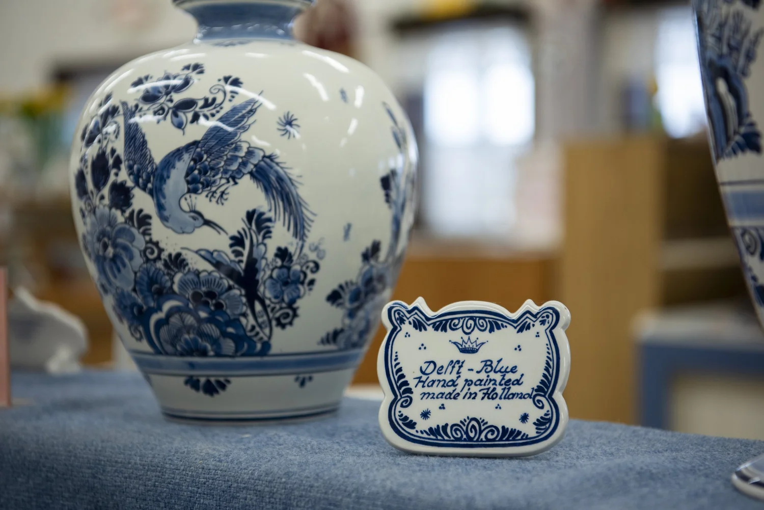 Authentic Delft Art in Holland Dutch Original Delftware Blue and White ...