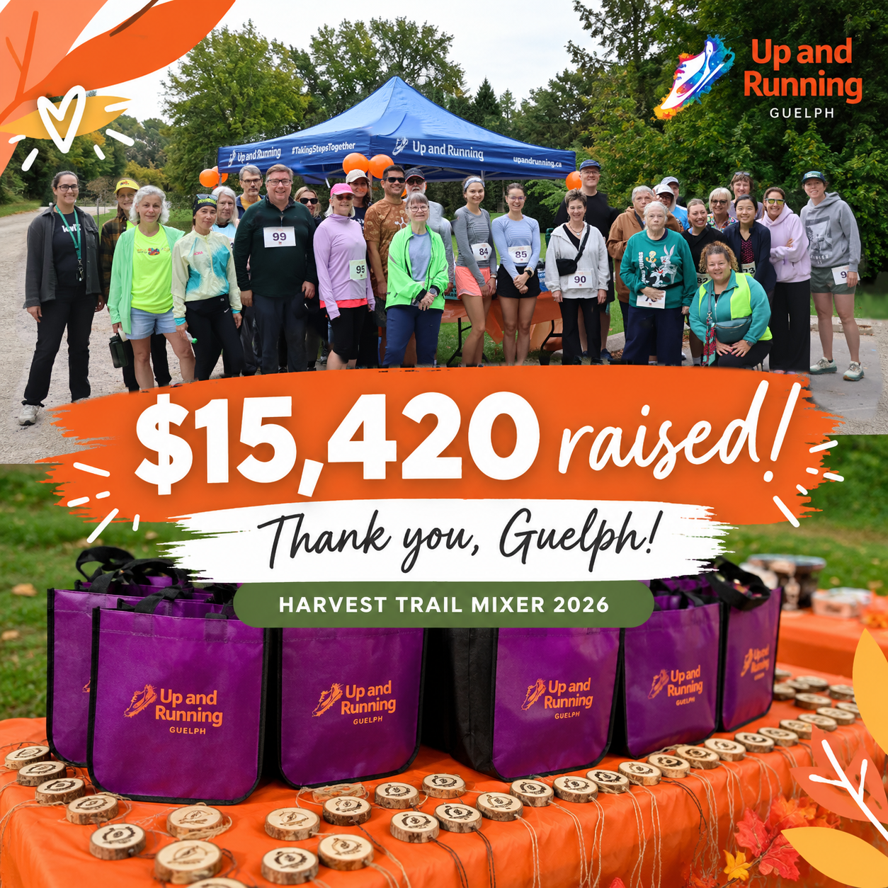 Our community raised $15,420 at the 2026 Harvest Trail Mixer!