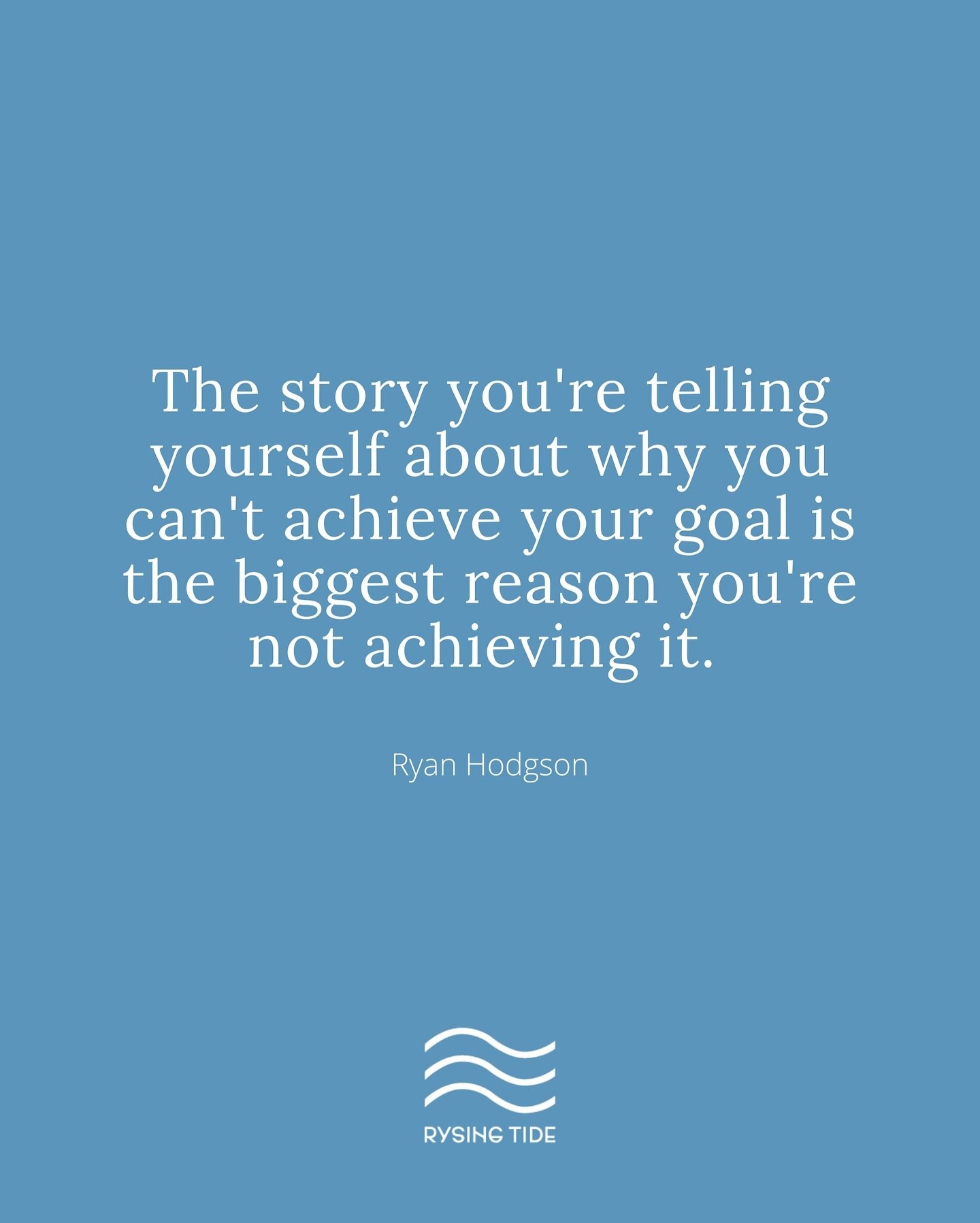 Not reaching that goal you&rsquo;ve set yourself? It might be time to rethink the narrative you&rsquo;ve been telling yourself. 

It&rsquo;s easy to get caught up in self-doubt and negative self-talk, but these stories we tell ourselves can become ma