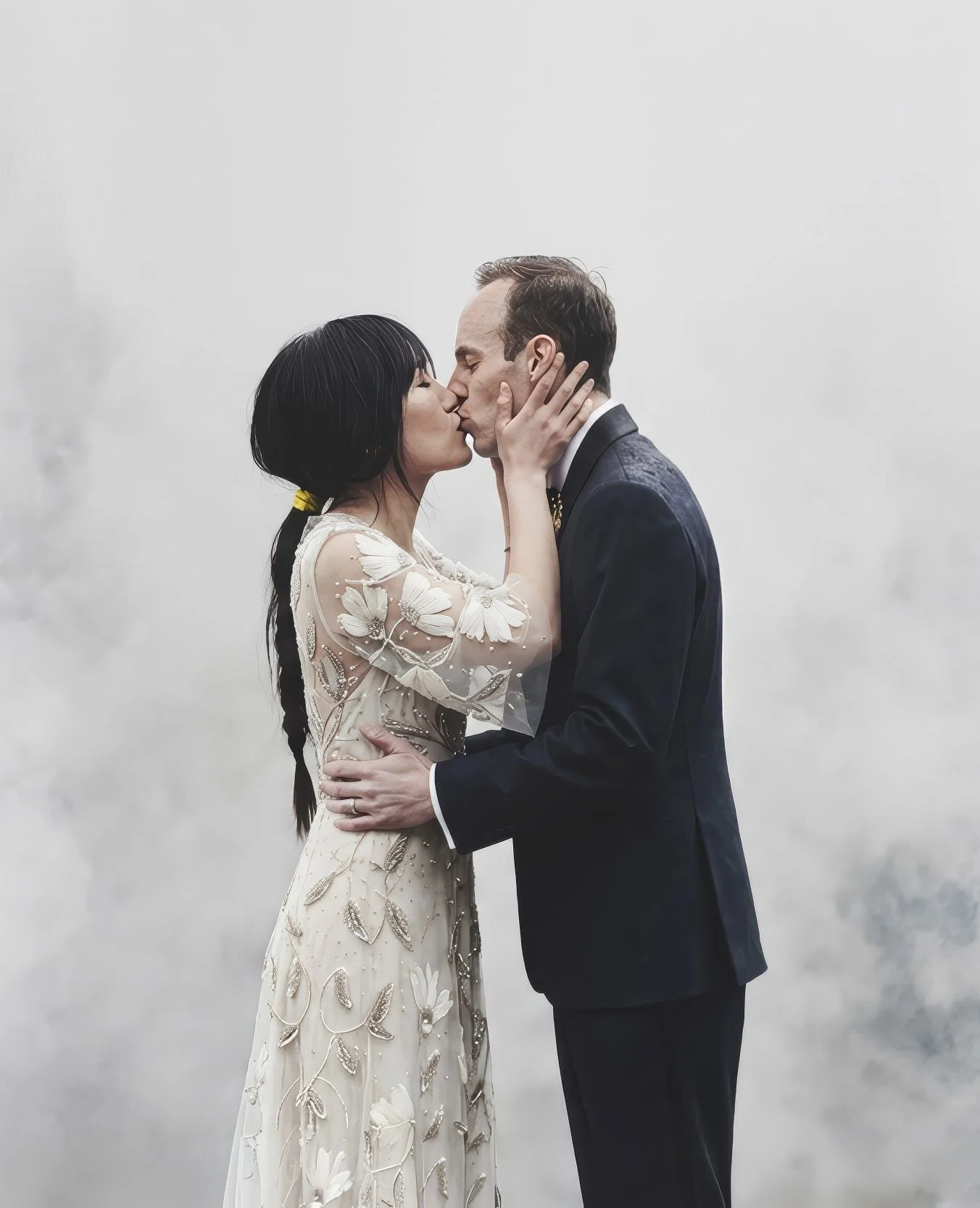 What if your wedding felt closer to the sky than the ground.⁠
High above the world, where clouds drift slowly and time seems to pause.⁠
⁠
At the Mer de Glace in Chamonix, everything feels suspended. The air is crisp, the silence powerful, the light e