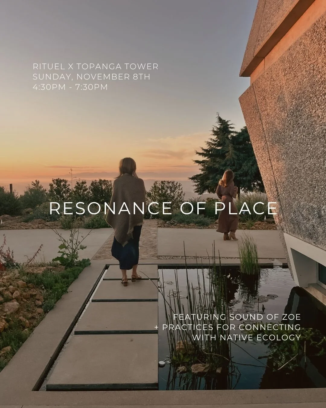 Resonance of Place ~ Sunday November 8th