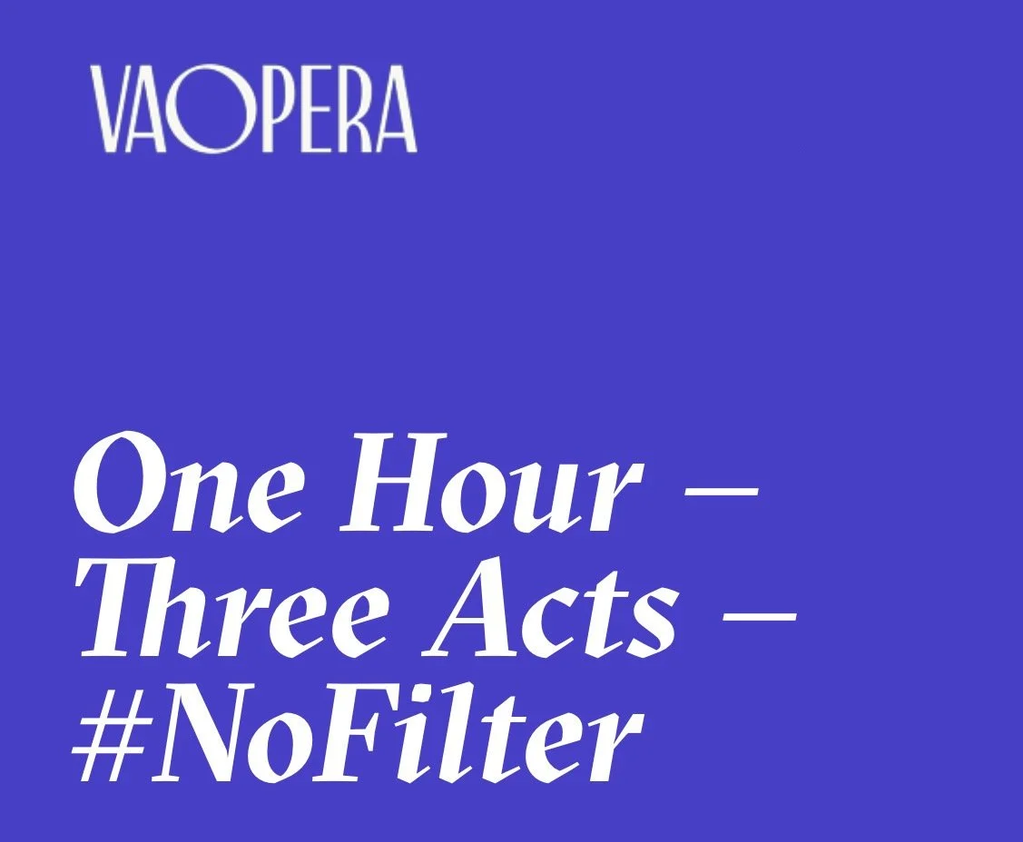 One Hour – Three Acts – #NoFilter