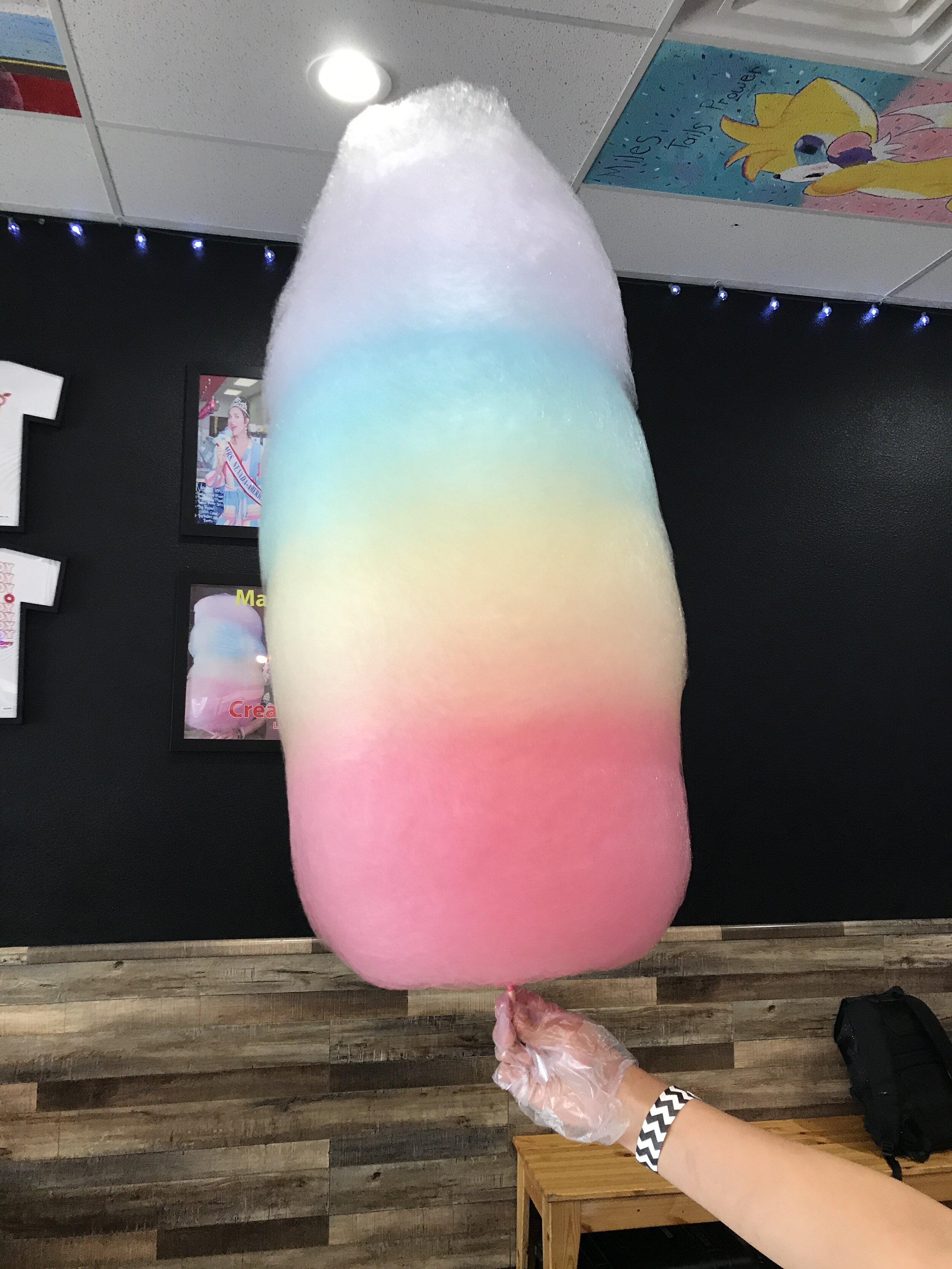 Creamberry Las Vegas Cotton Candy Rocket Is Bigger Than Your Torso