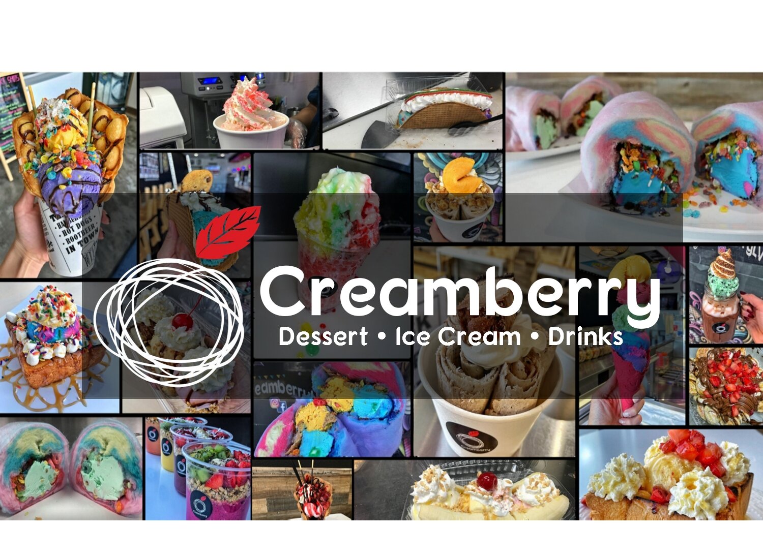 Cotton candy burrito at Las Vegas' Creamberry — VIDEO