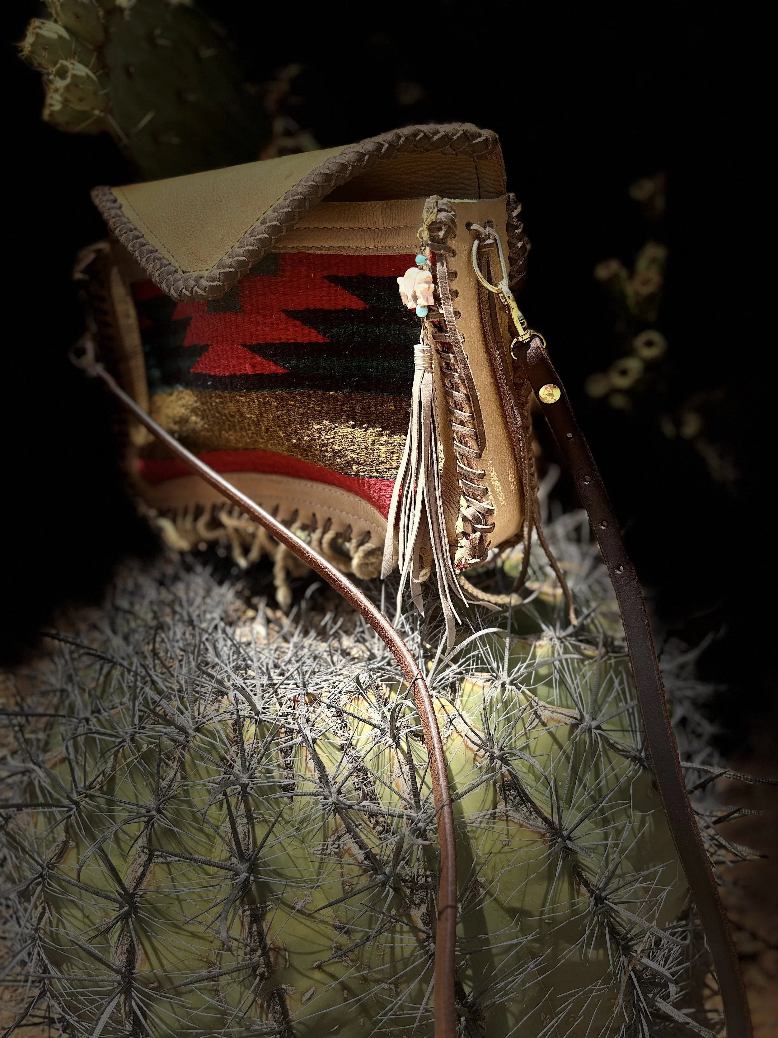 Cross Body Wool purse