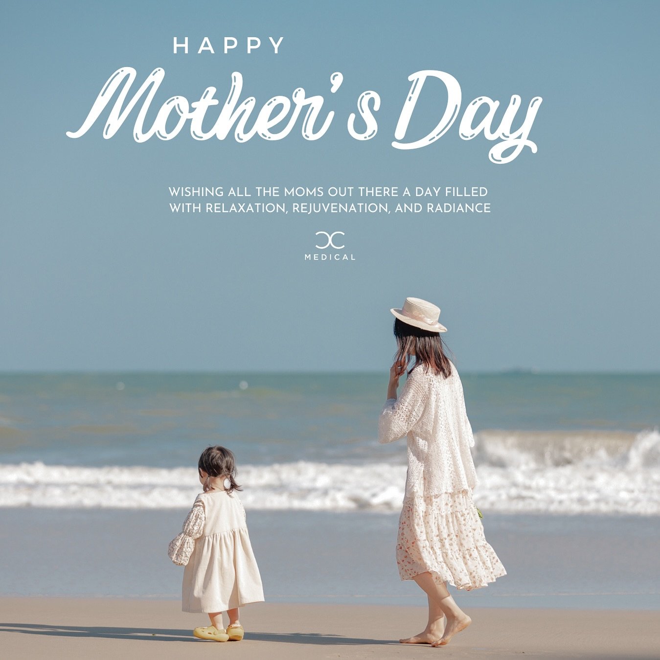 Because every mom deserves a day of relaxation and rejuvenation. Happy Mother&rsquo;s Day from CC Medical! 🤍✨