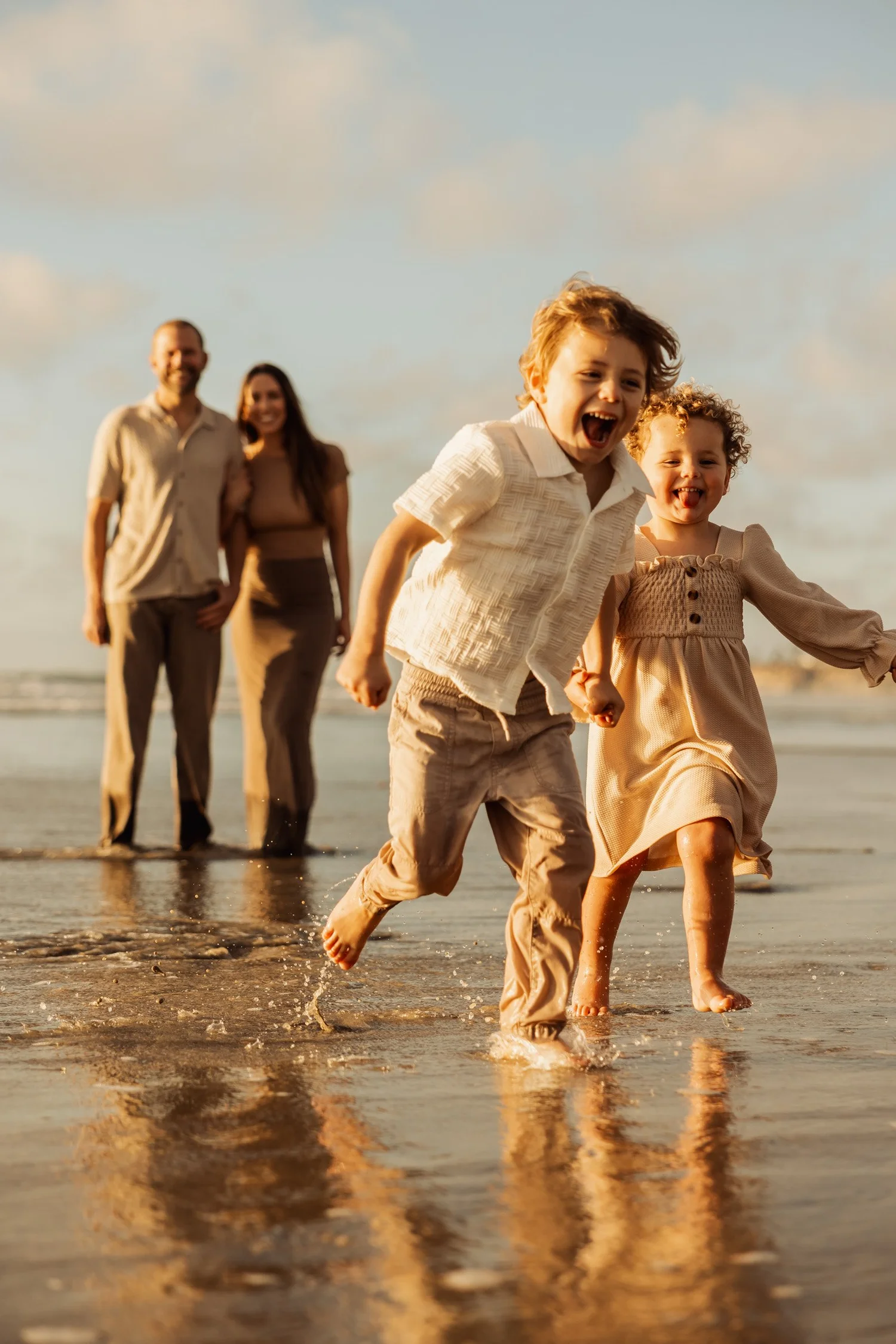 Family photography along the San Diego coast