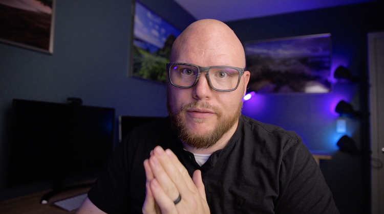 Joseph in an early YouTube video