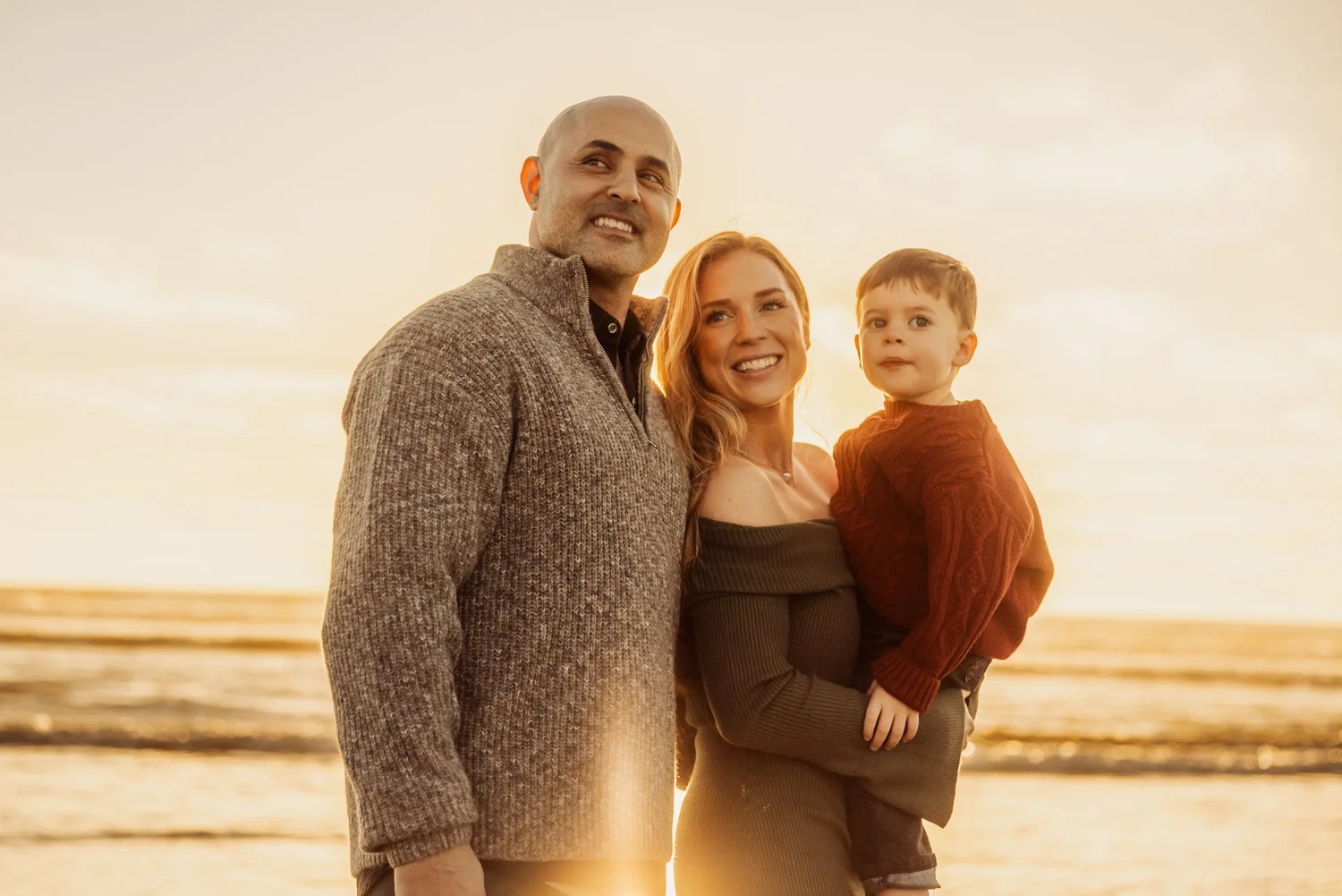 Family photography session in Carlsbad on the San Diego coast