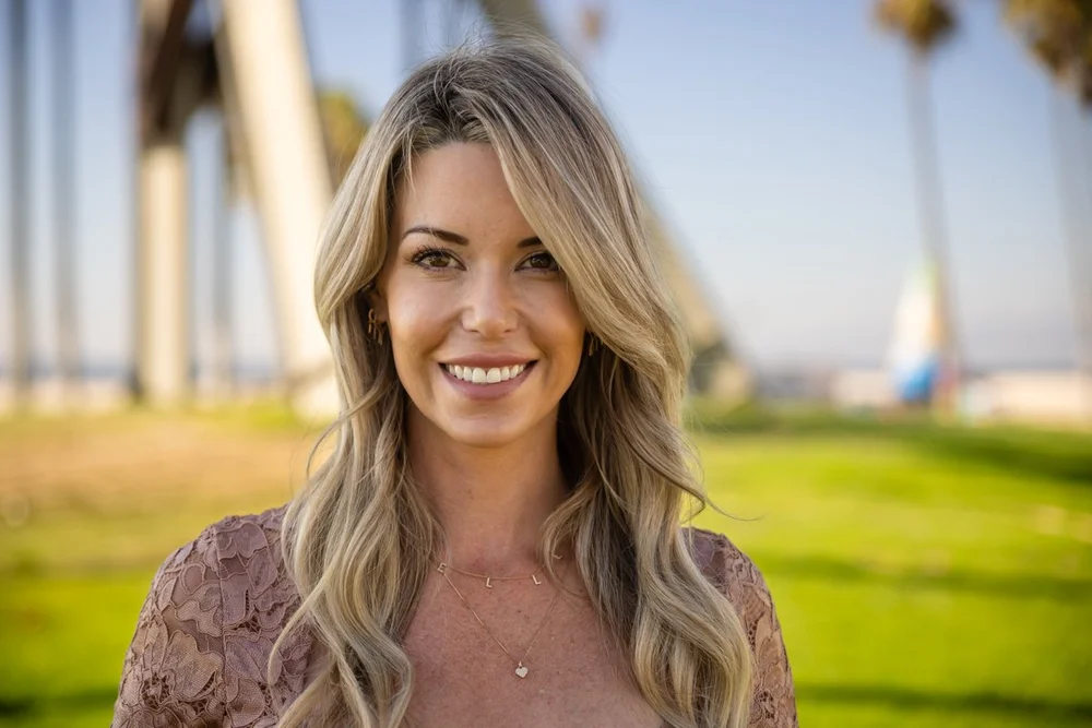 Natural light professional headshot of a woman in Las Vegas