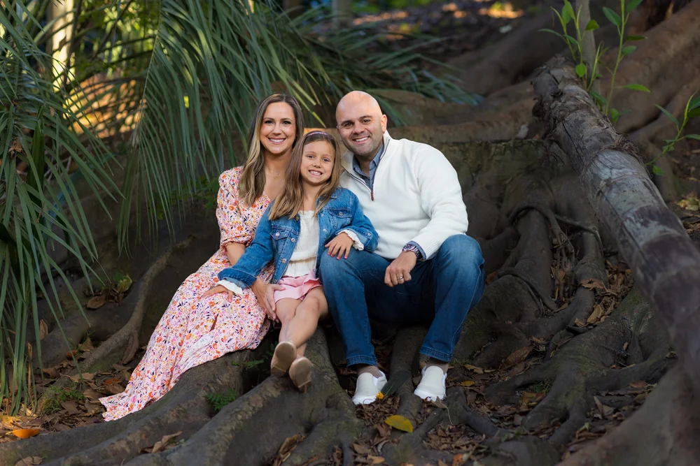 Family photography at Balboa Park in San Diego