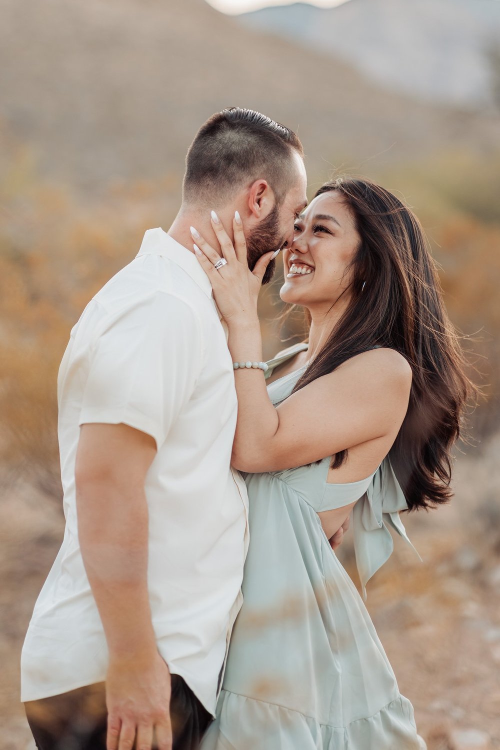Engagement session at Red Rock Canyon near Las Vegas