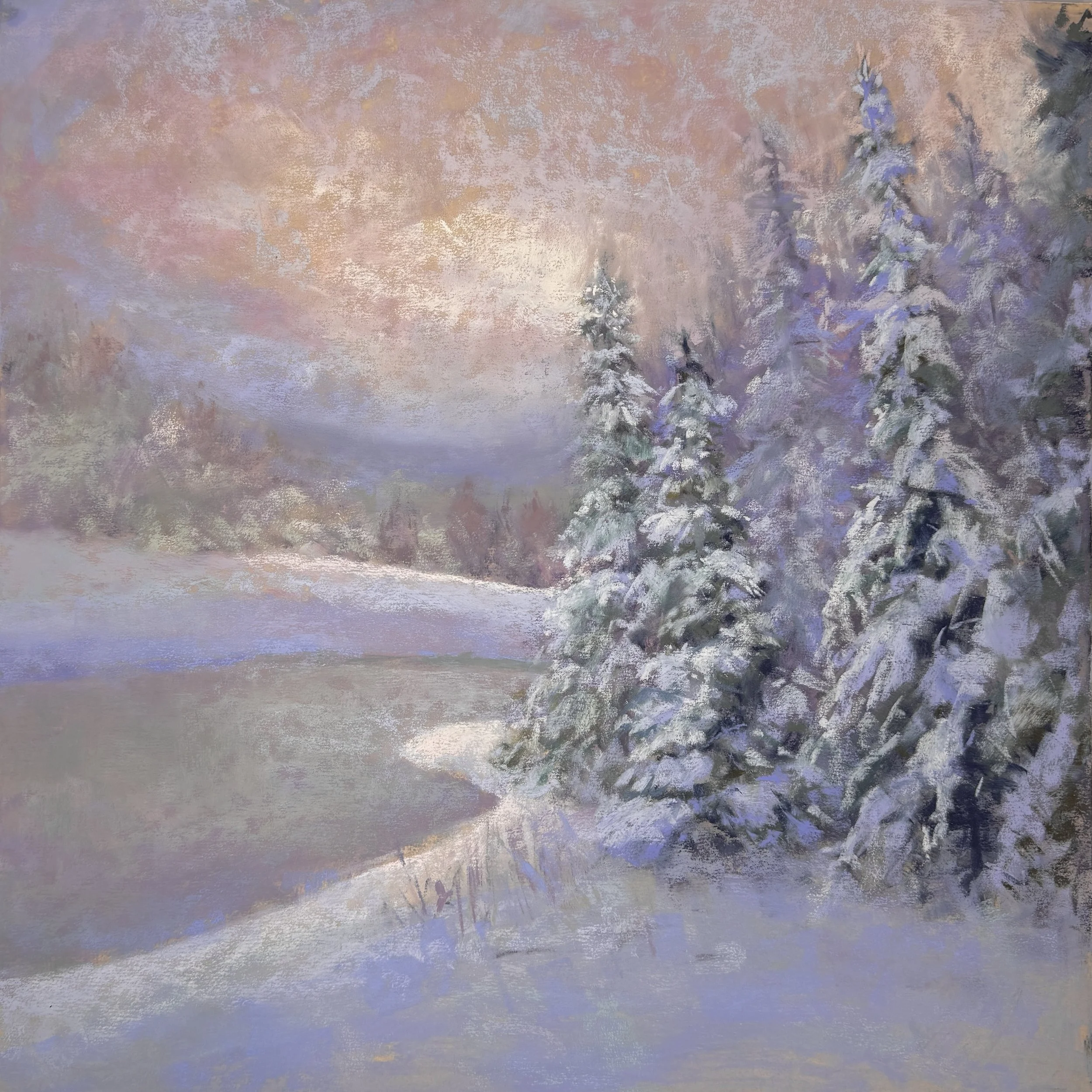 "Quiet Hope" / 14" x 14" / Private Collection