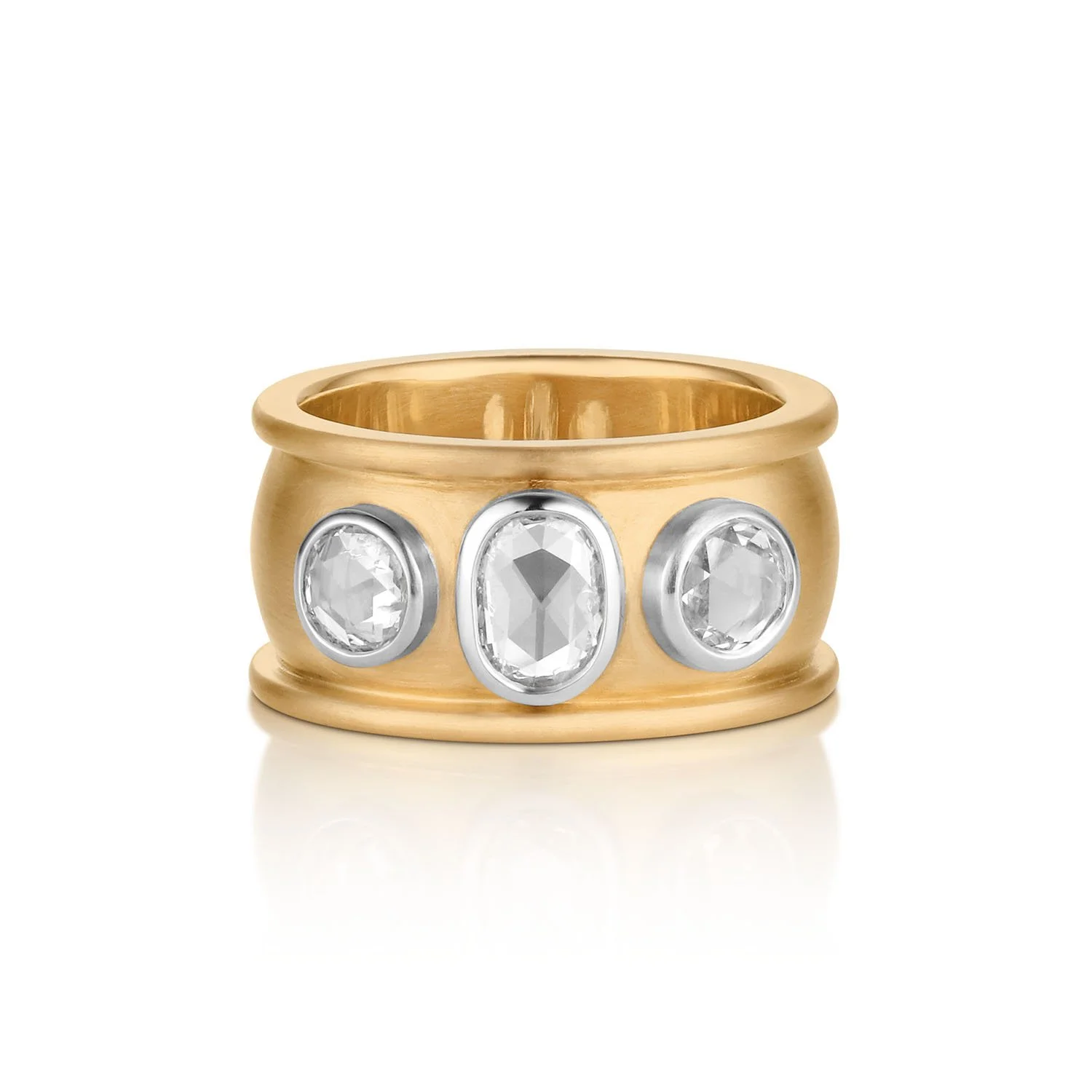 22k Gold and Antique Diamond Band