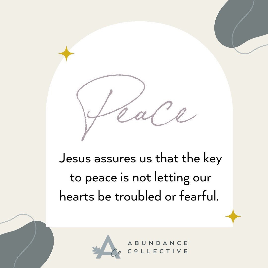 Along with freedom in Christ comes peace. It feels hard to image accessing true peace in COVID America where poverty is rising and morality is shrinking, where our culture has absolutely no shame and no concept of absolute truth, where there is suffe