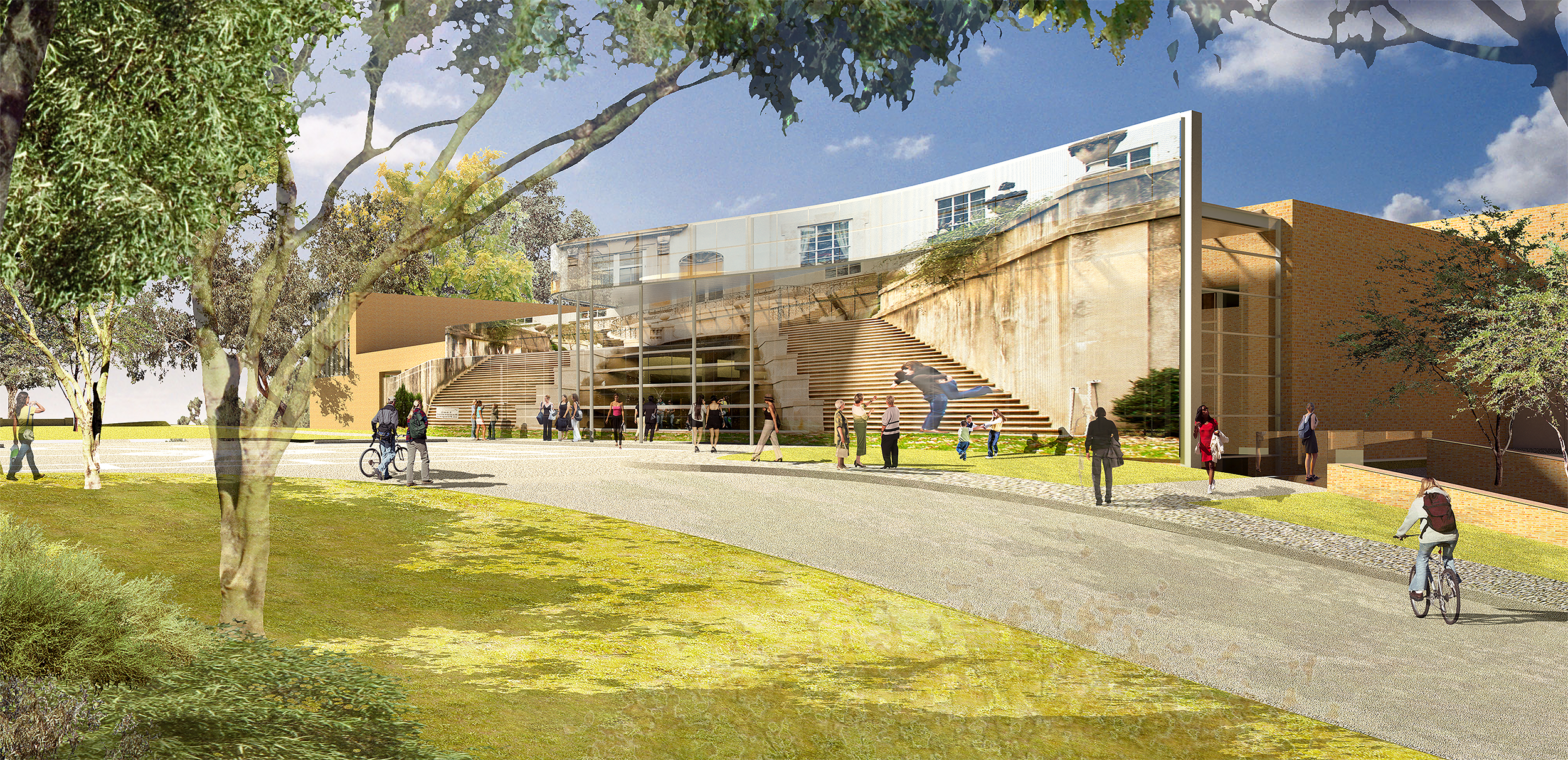 Rendering  |  Among the Center's several properties around Atlanta's greater metro region, the Swan House, featured as 'today's" facade, is a favorite destination for residents of the area.