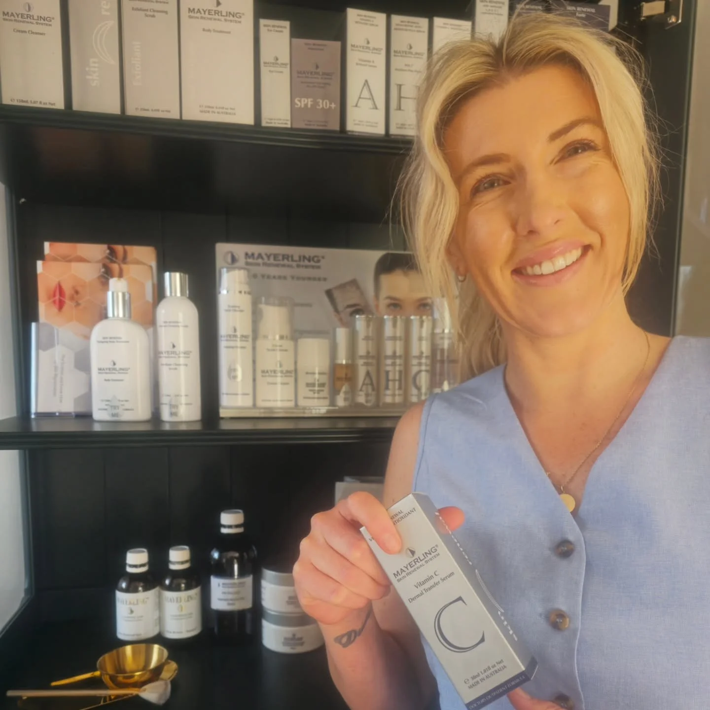 ✨ Proud to be a stockist of Mayerling Skincare 

These results speak for themselves &mdash; my clients always leave glowing, confident, and excited to continue their results at home with Mayerling&rsquo;s retail products and in clinic with NanoPeels.