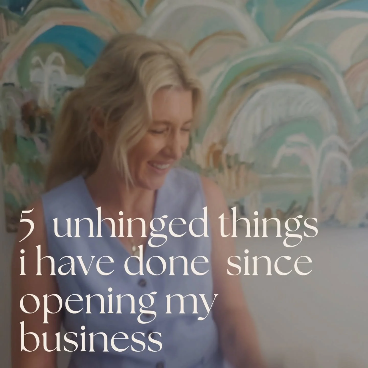Everything in business is a lesson, but staying anchored in my core values has always guided me in the right direction.

Im sure i can do more than 5 😂

What's your most unhinged moment? 

#UnconventionalBusiness
#BoldInBusiness
#IntuitiveEntreprene