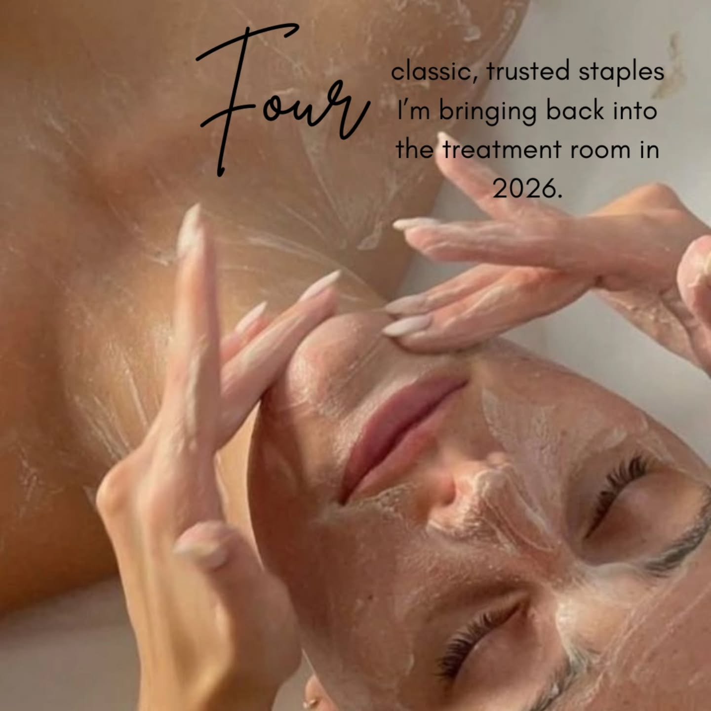 I&rsquo;m bringing back these classics from when I was an apprentice in 2005.

Why?
Because experience teaches you that good skin results come from fundamentals done well, not from chasing trends.

Not every advancement in skin requires something new