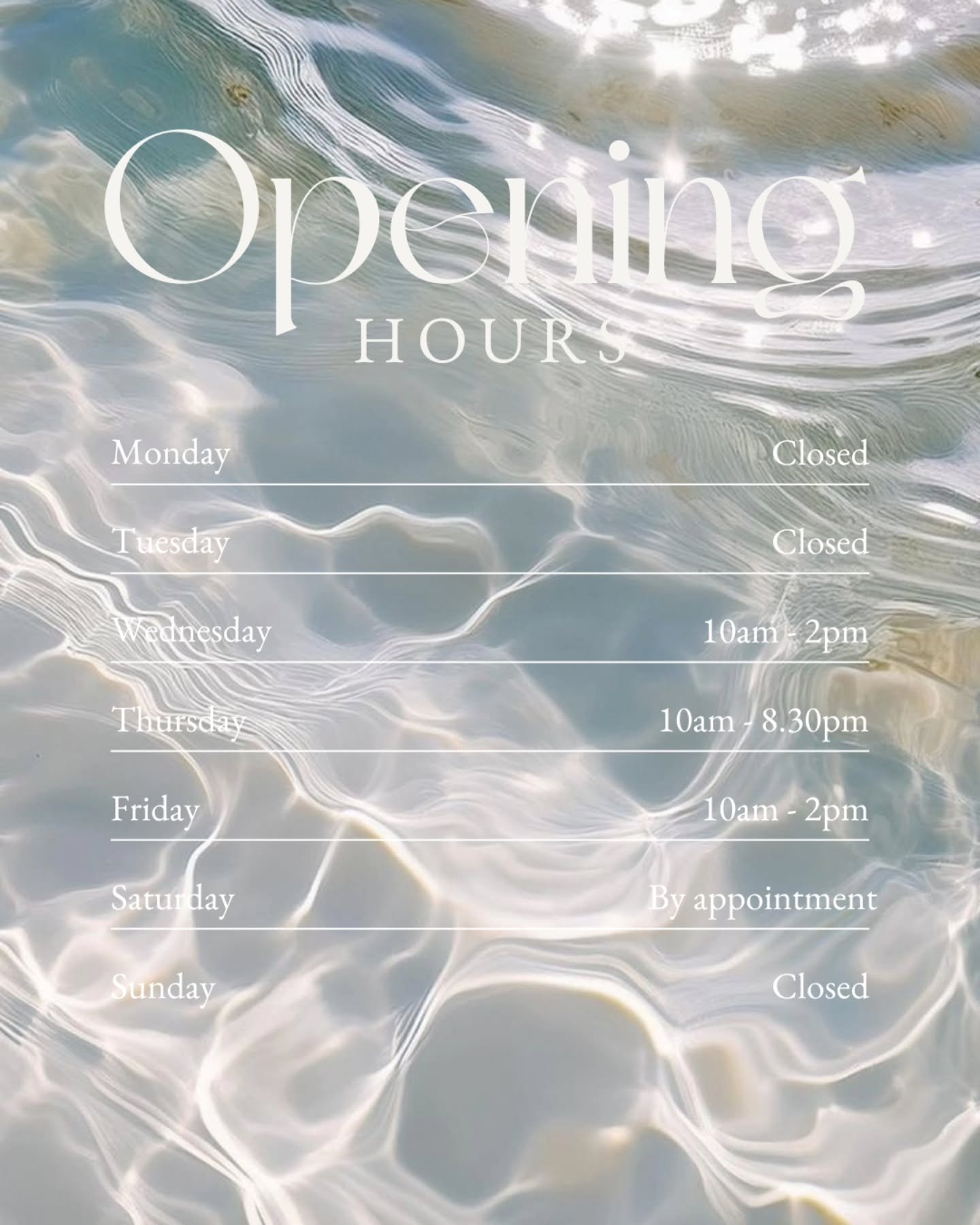 🗓 RETURNING- 14TH JAN

School holiday hours will be reduced, with limited availability.
A small number of priority bookings will be offered during this time.

Clinic hours will be subject to change this term as I support my youngest daughter in tran