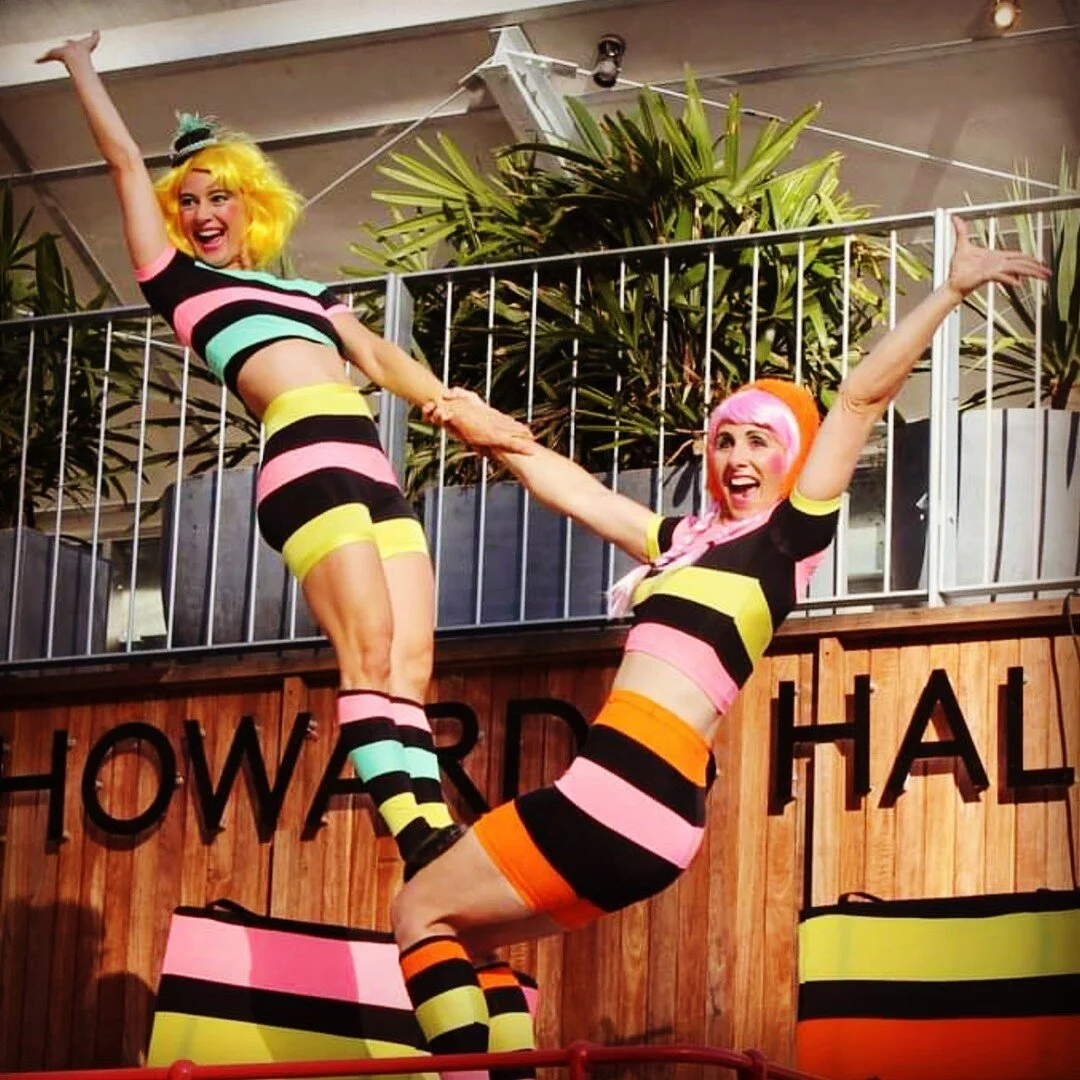 At 23 I found Circus. I was offered a spare ticket to a Vulcana Circus show, and life was changed forever! I knew this was my thing!! Layering in the creativity and playfulness of circus with the presence and compassion of yoga has brought me much de