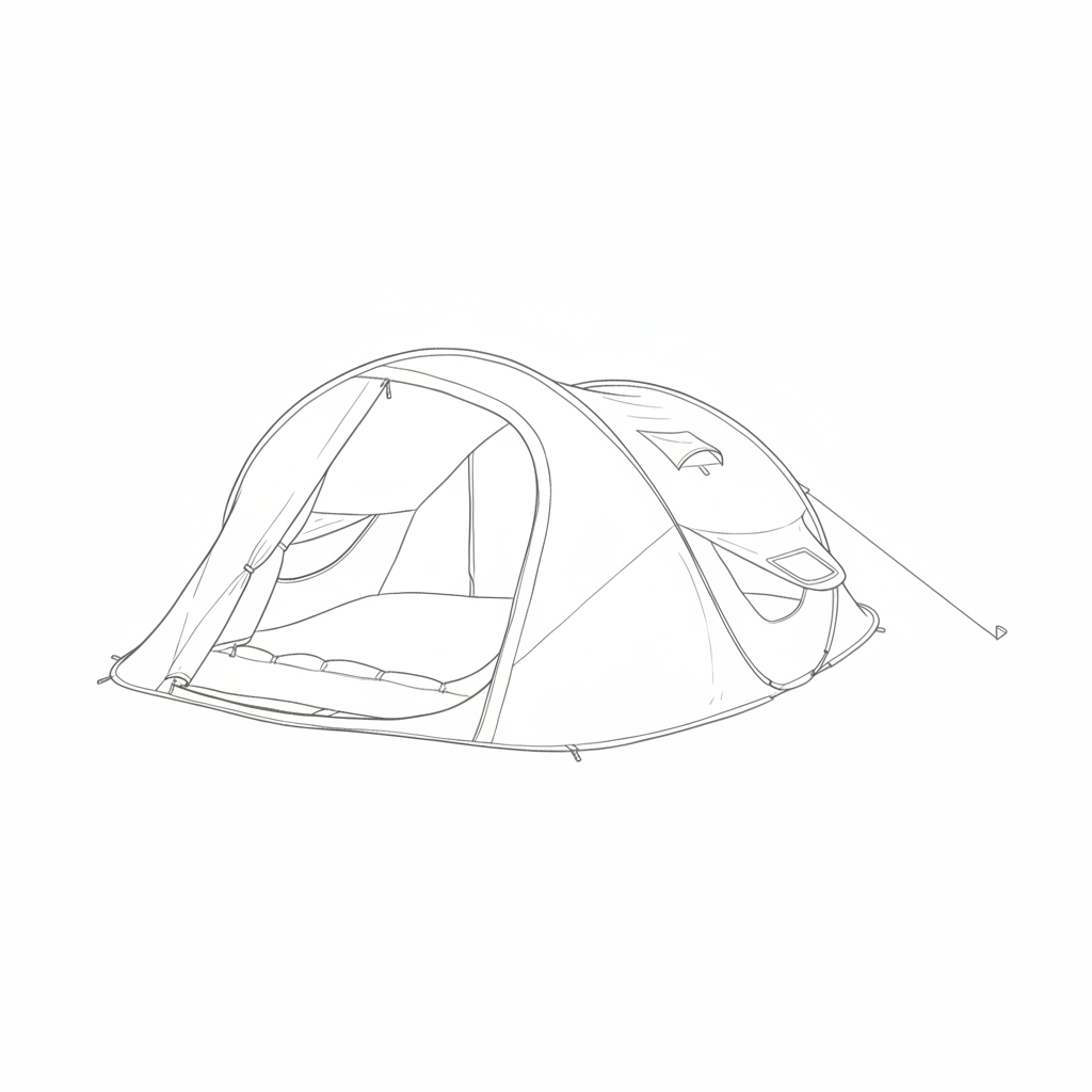 Tenda — máx. 3 pessoas