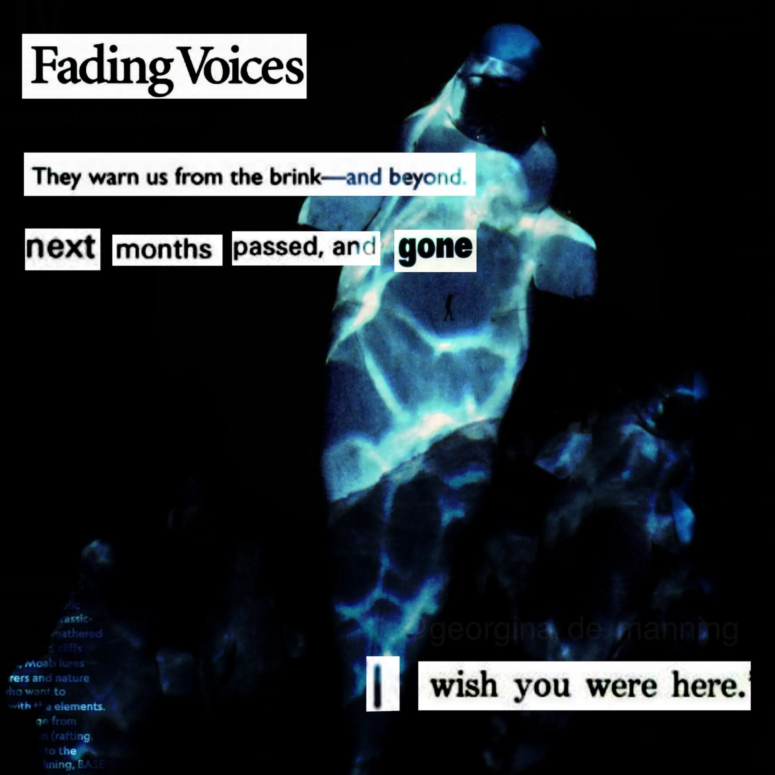 Fading Voices, 2022 | Digital Collage | 150 cm x 150 cm