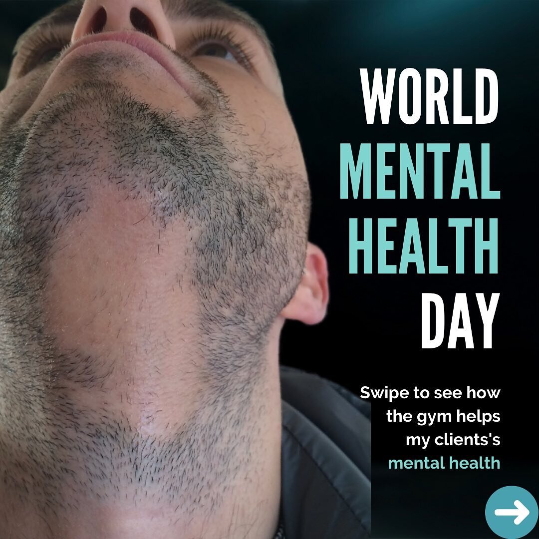 If you are going 

To read one post today 

Read this 🙏 

Rather than me telling you how the gym can help 

How having mini-goals can help 

How having accountability can help 

Earlier I asked my clients how the gym affects their mental health

As 