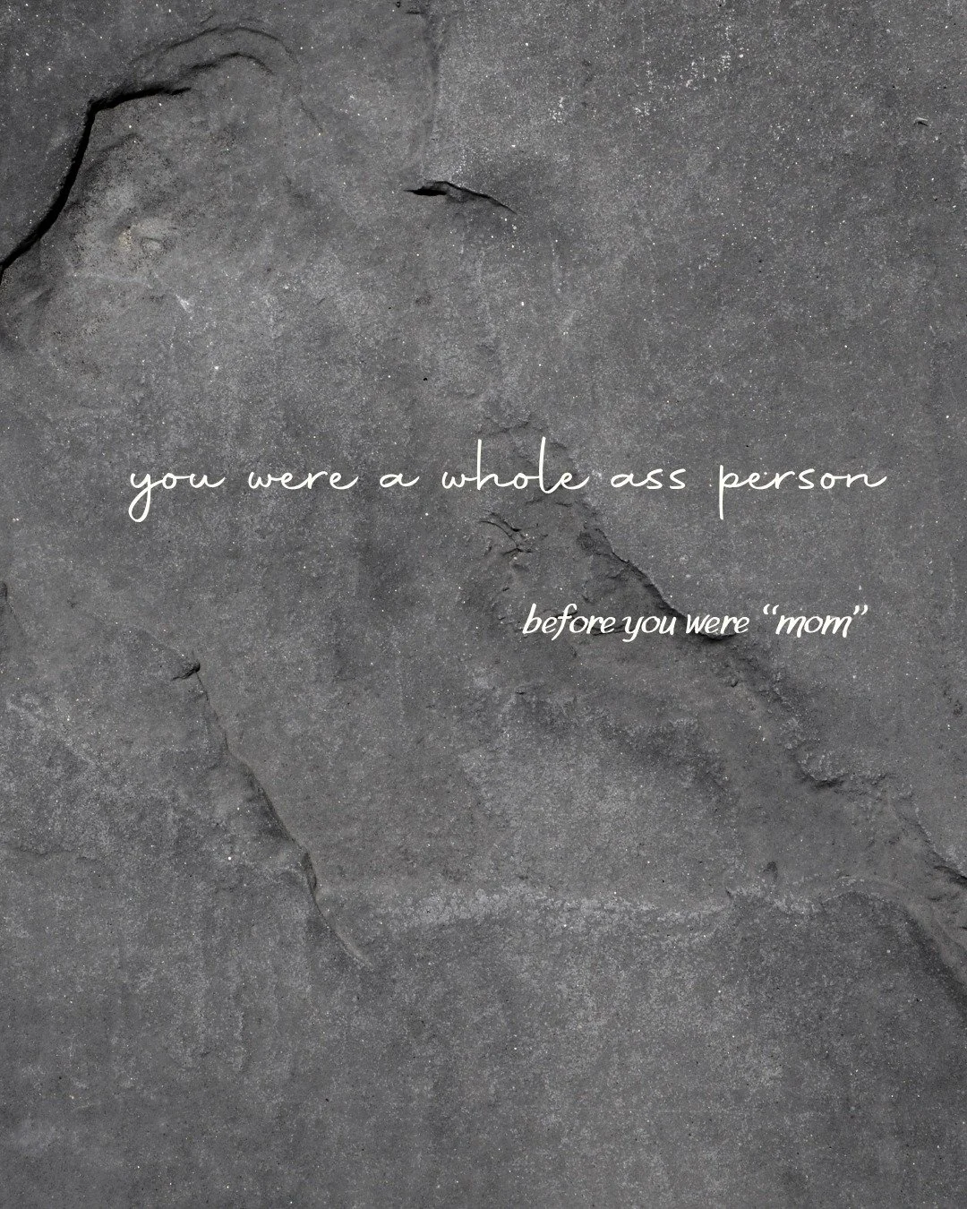 who were you before you were "mom"?

what did you love to do? 

how did you spend your free time?

what were you most passionate about?

what lit your soul on fire?

you don't have to trade in your "old self" in order to be a good