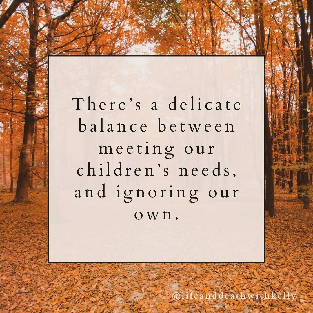 No matter how ambitious, our resources are finite.  We are allotted 24 hours each day. 

And while parenting does require quite a bit of our resources, it cannot require all of them.  We cannot survive that way, let alone thrive.

It&rsquo;s such a t