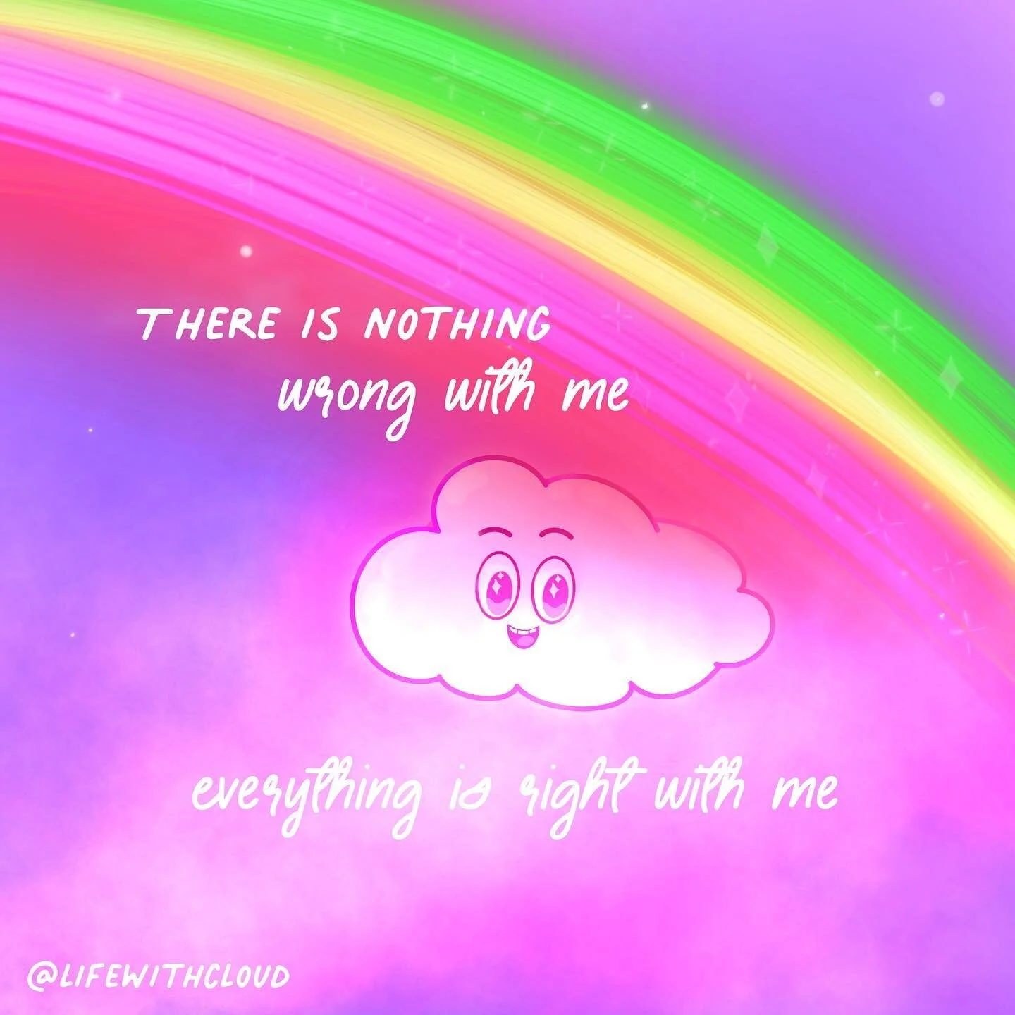 Everything is right with you 🥰☁️
