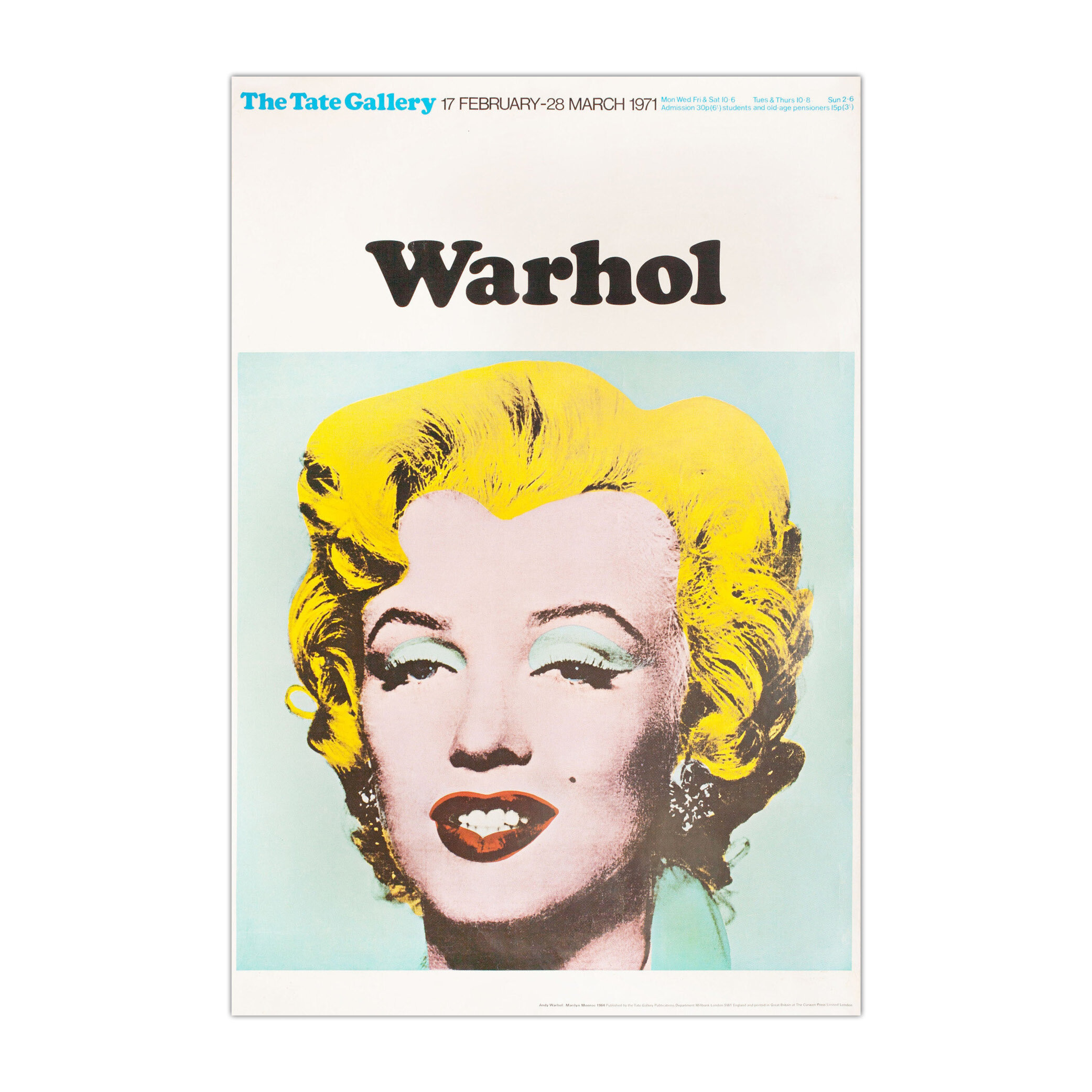Andy Warhol, Tate Gallery 1971