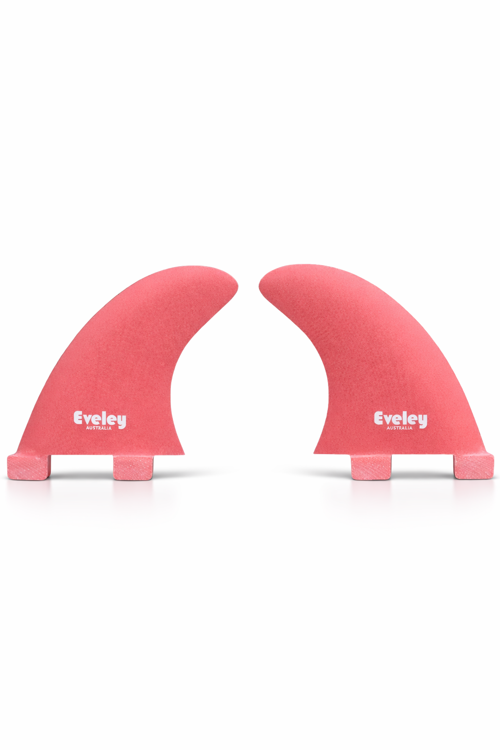 3.6" Classic Side Fins — Solid Red Pro Glass (FCS Compatible, Set of Two)