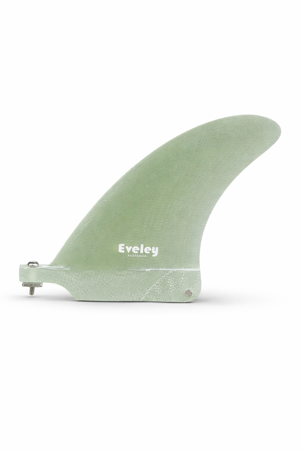 4" Dynamic Center Fin – Natural Pro Glass | White Logo