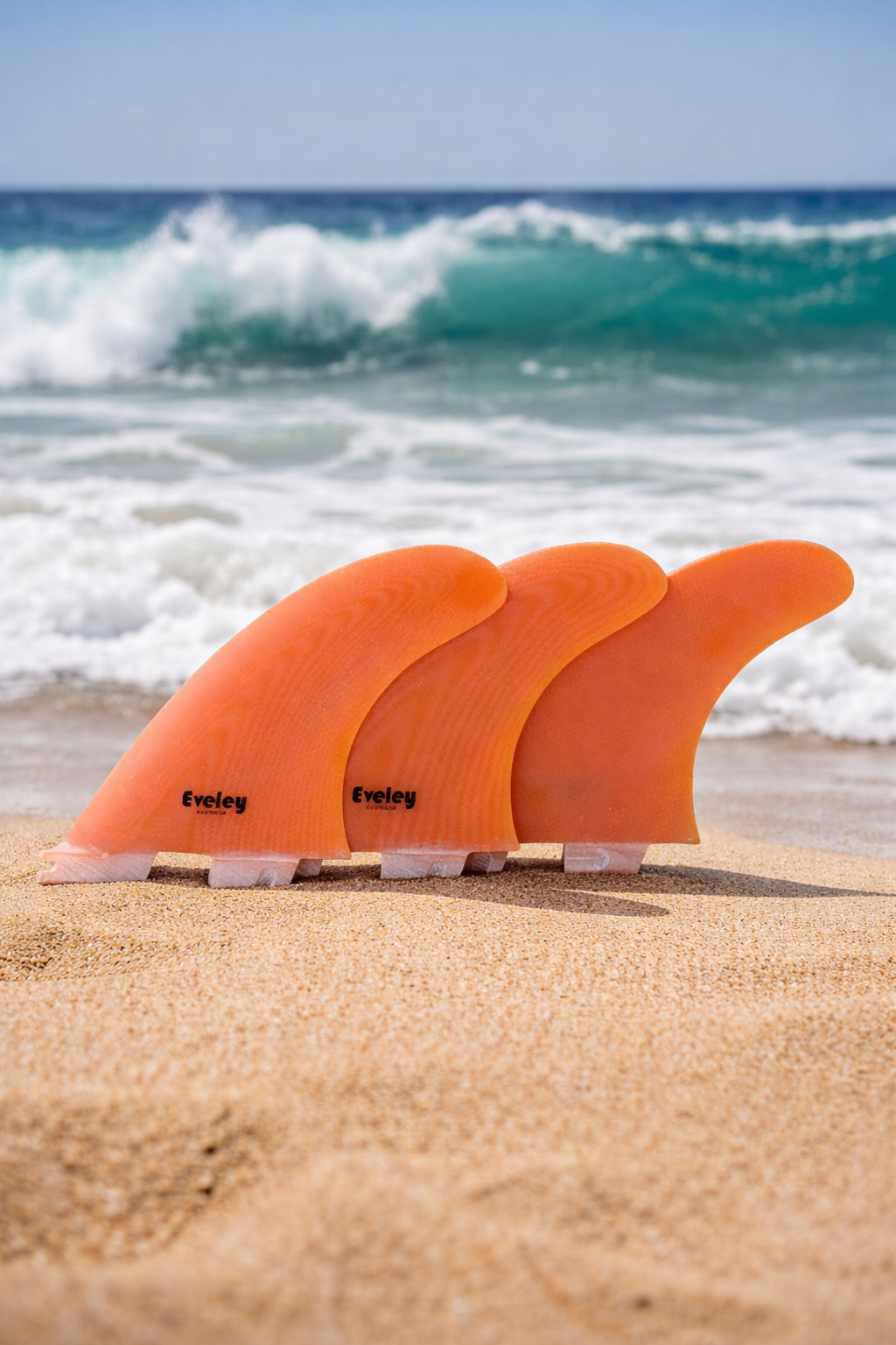 Thruster Surfboard Fins by Eveley Surf Australia