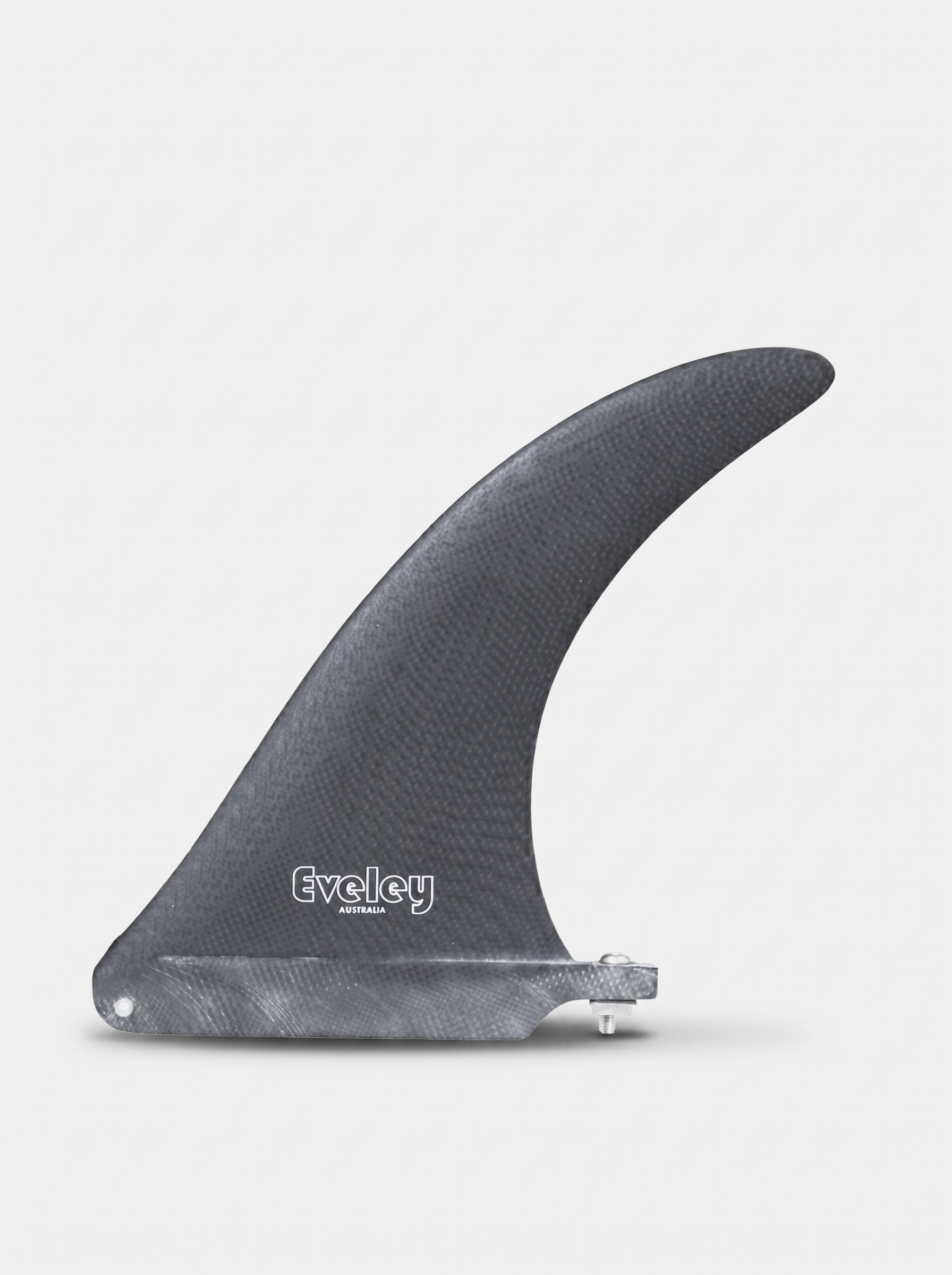 7" International 4A Center Fin, Black Pro Glass.