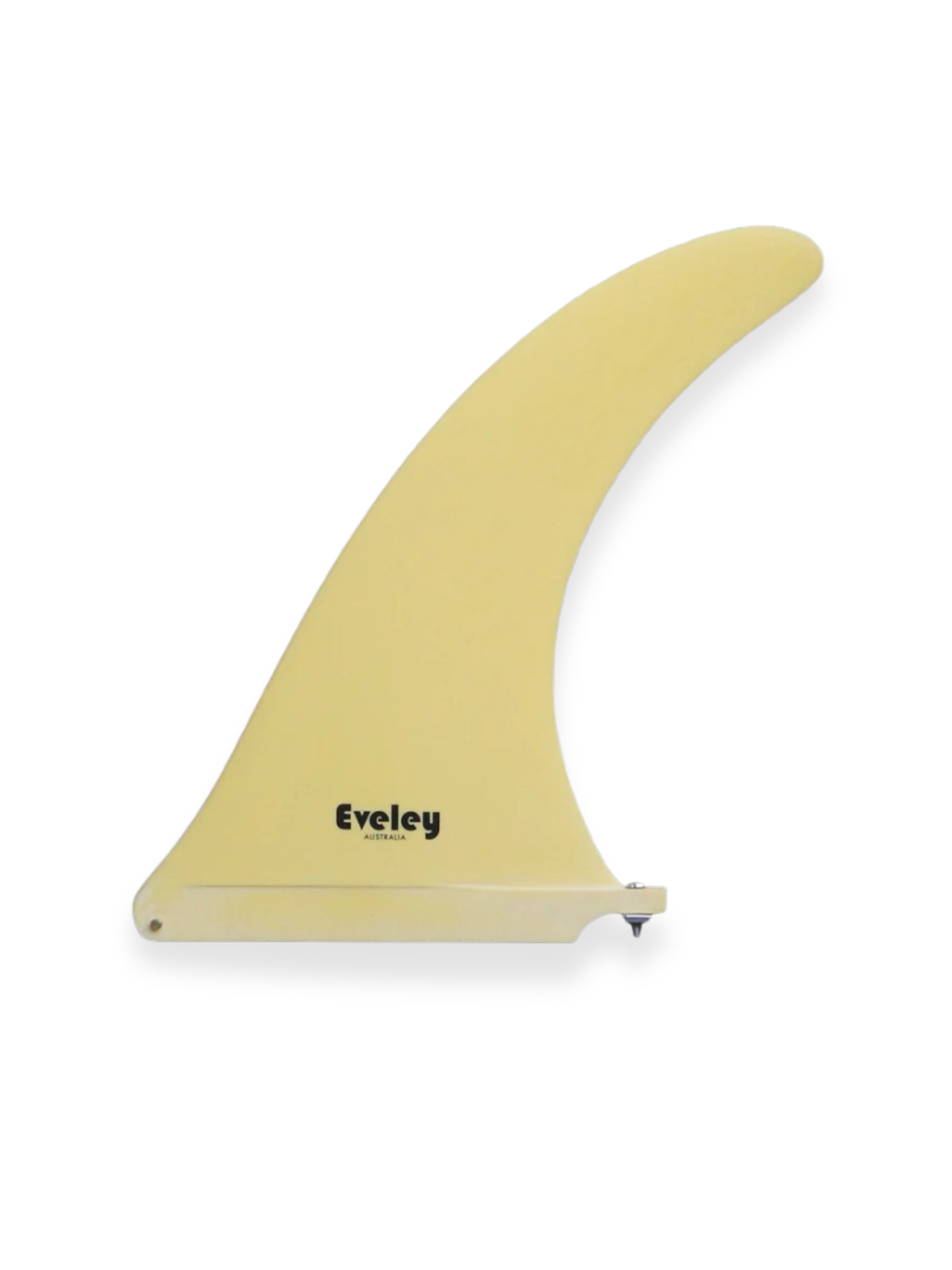 10.5" International 4A Center Fin – Mid Yellow Pro Glass  Longboard Center Fin