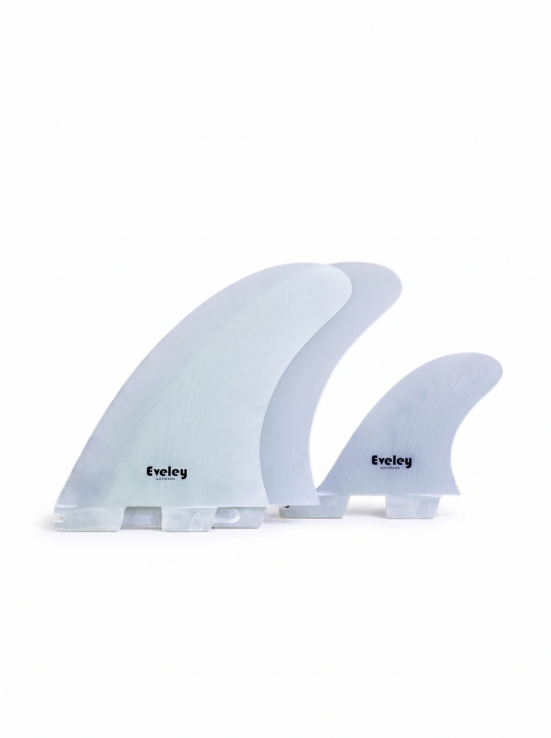 5.8" MR Twin Fins plus 3.4" Stabilizer, FCSII compatible natural Pro Glass (3 fins)