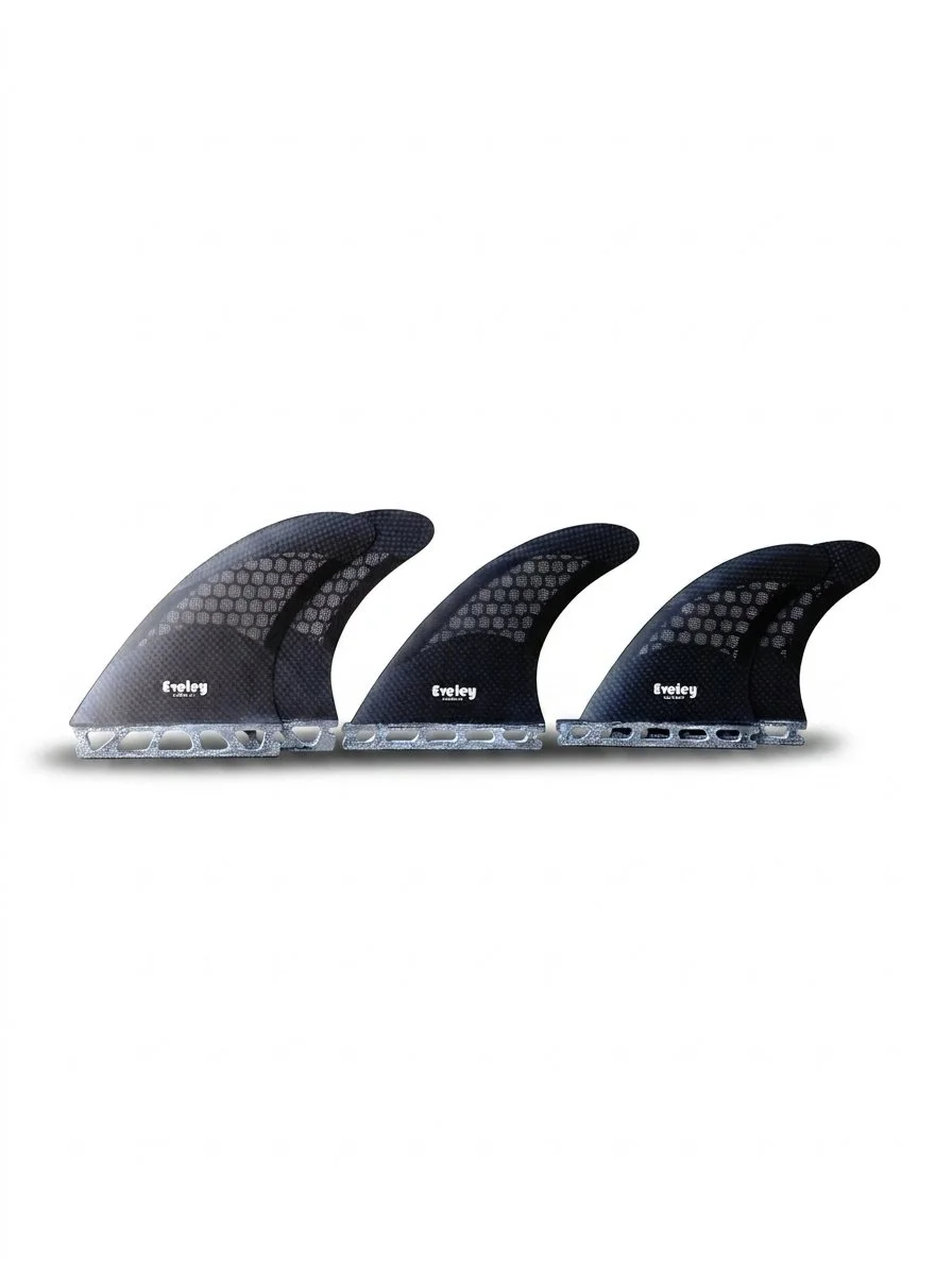 4.6" AM1 Fins – Futures compatible black TekFlex (5 fin set)