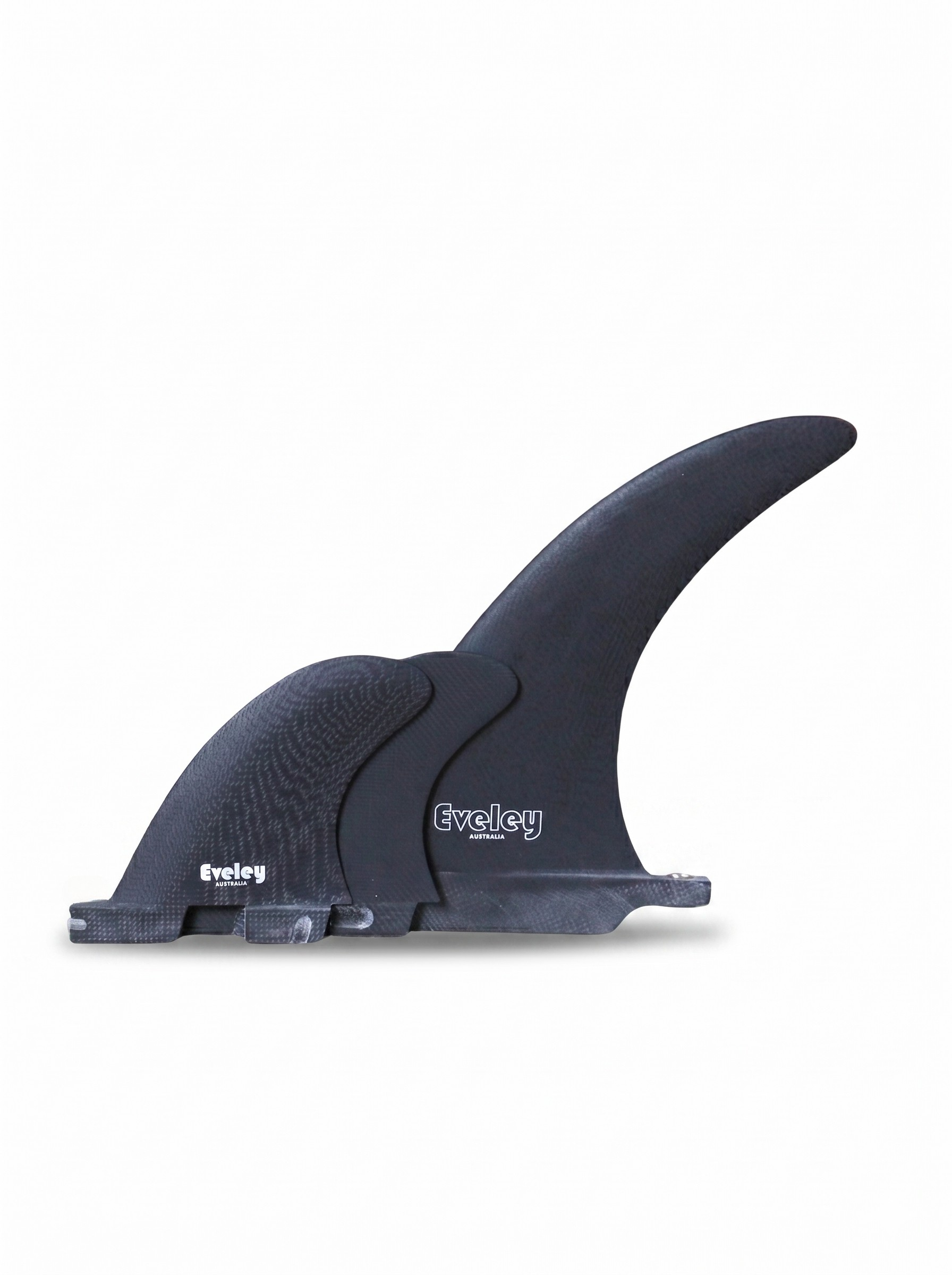 3.7" + 7" 2+1 Fin Set – Black Pro Glass | FCSII Compatible Side Fins (3 fins)