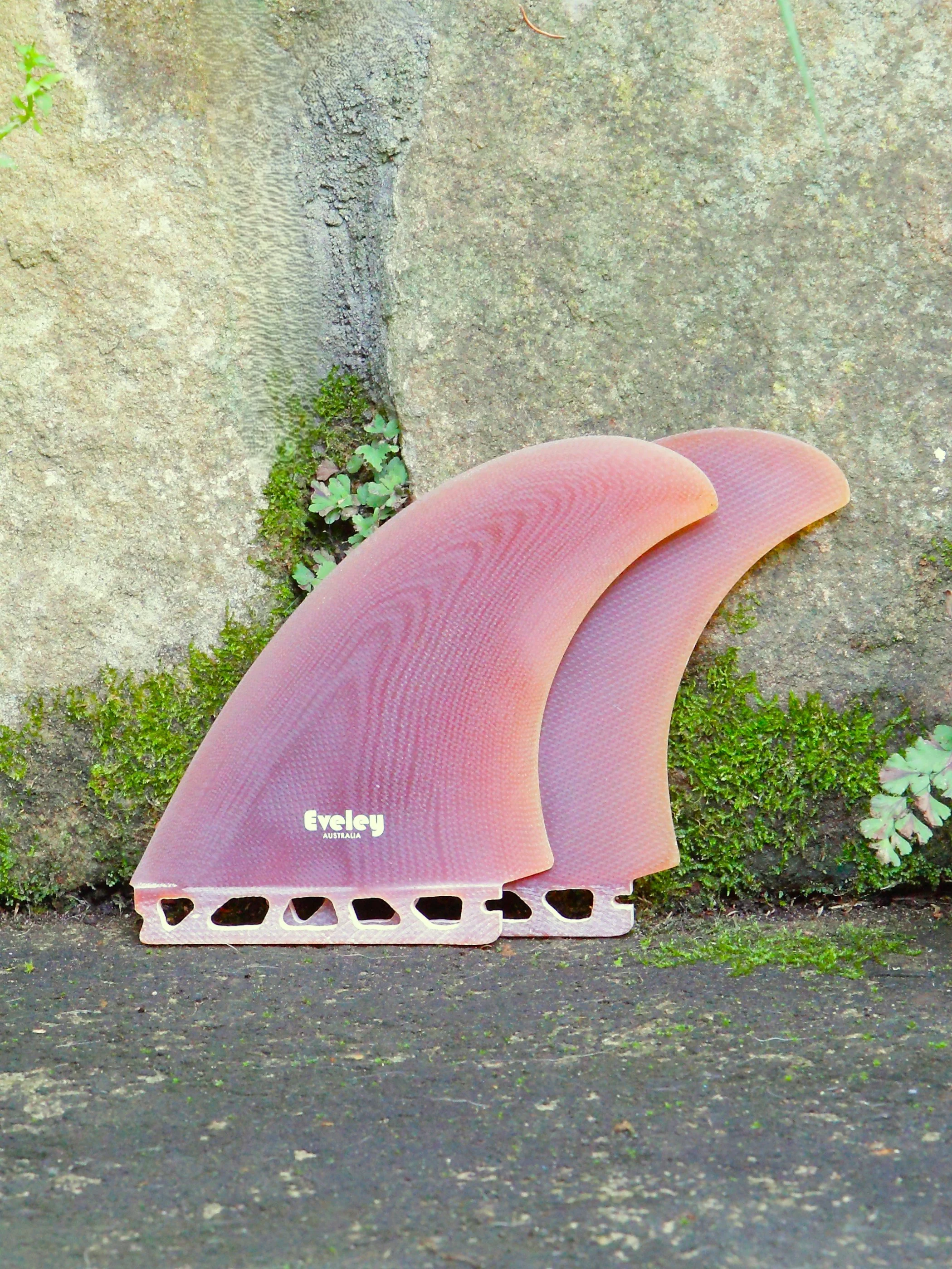 5.5" Power Twin Fins - Futures compatible old gold Pro Glass (2 fins)