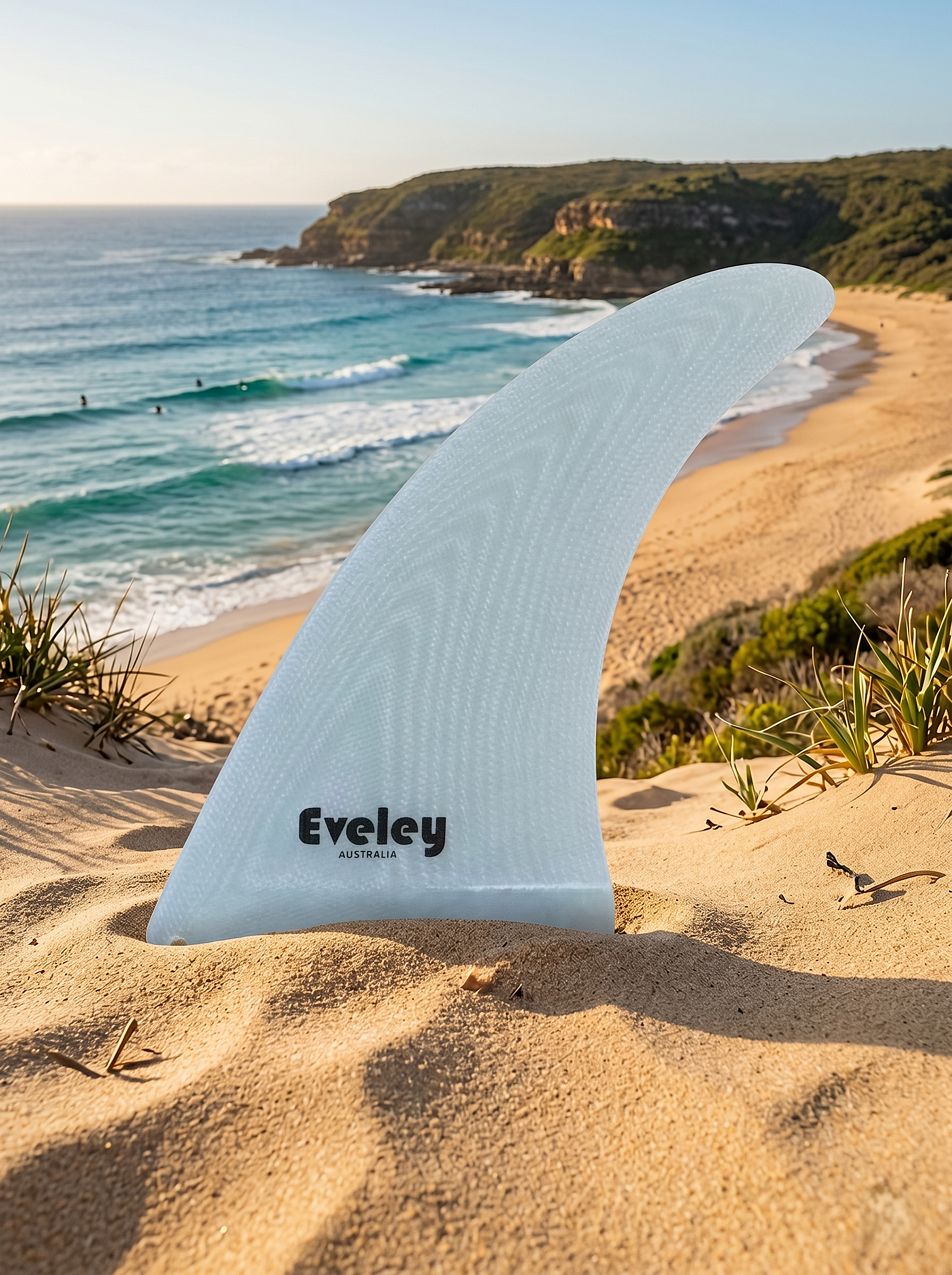7" Tracker Center Fin – Volan Pro Glass Click-In Fin.