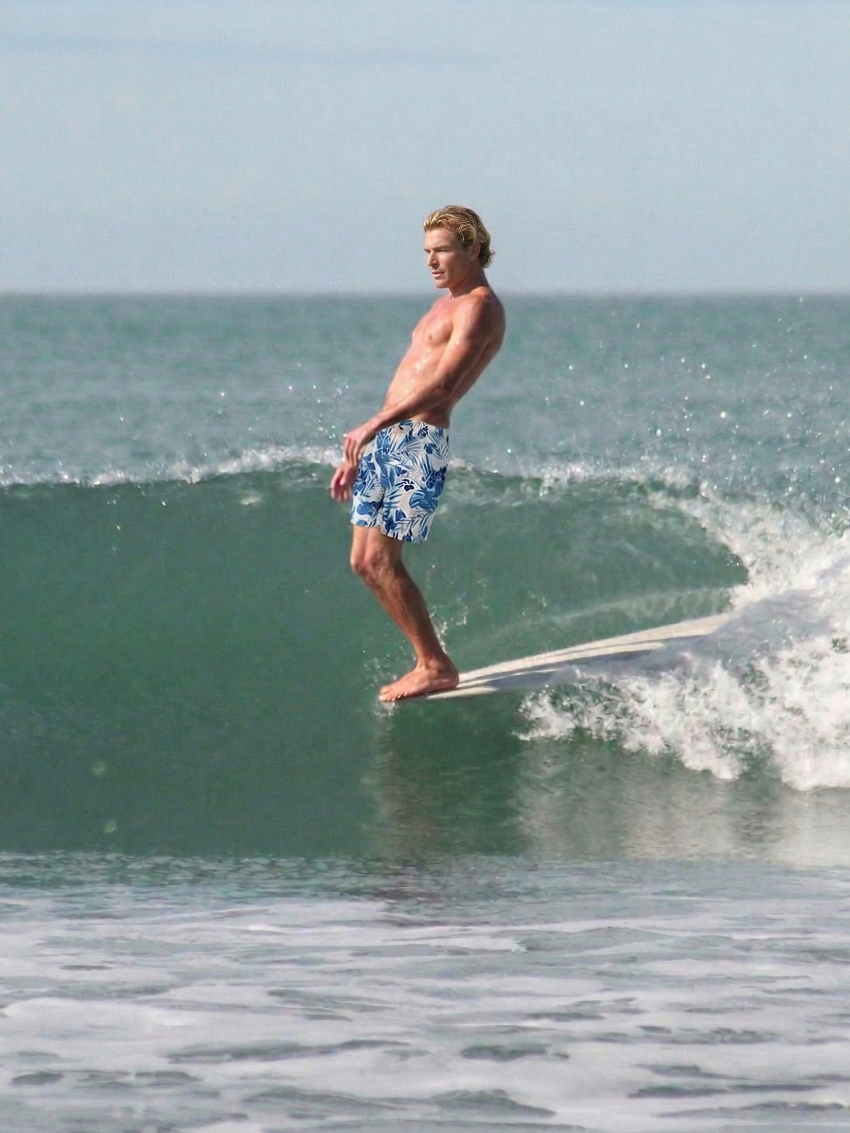 Tropical Print Board Shorts – Lightweight Surf & Swim Wear