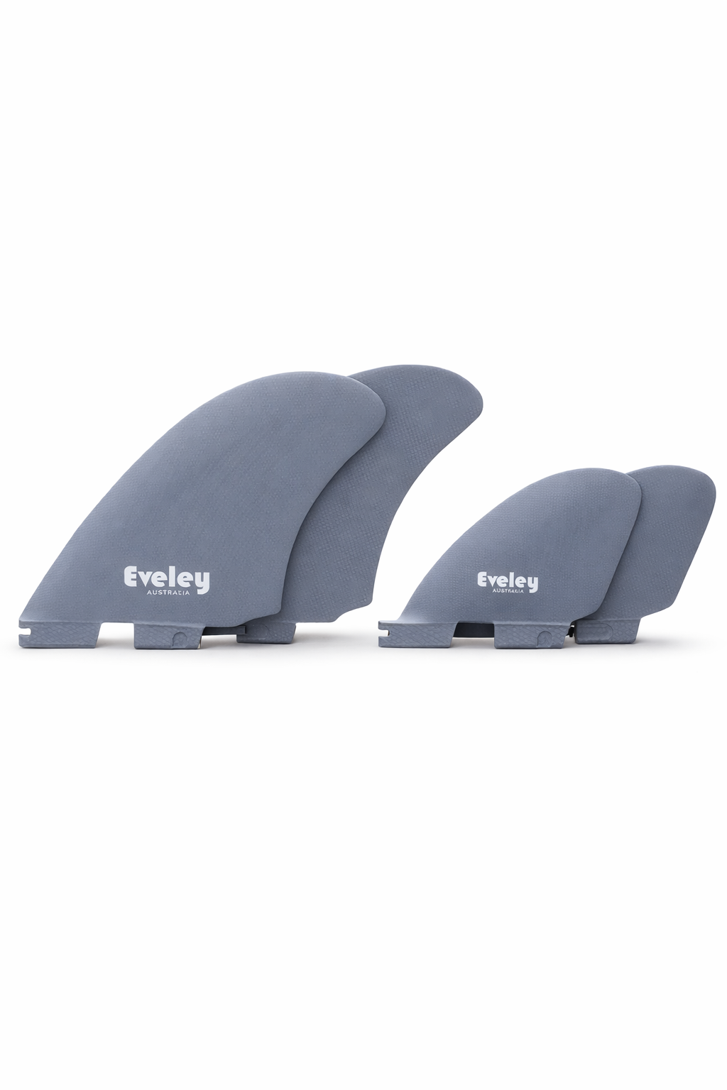 4.9" / 3.1" DTR Quad Fins – Ash Pro Glass | FCS II Compatible (Set of 4)