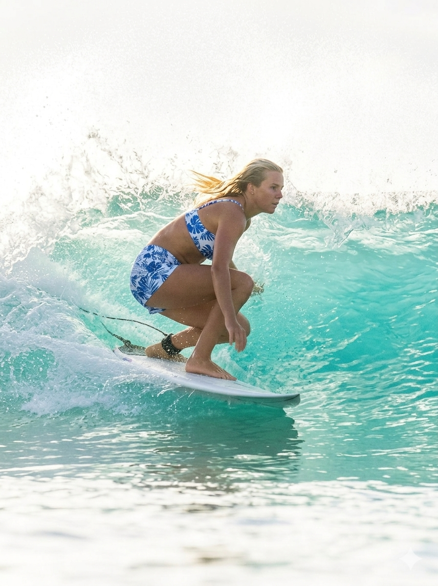 Women's Tropical Print Shorts and Top– Lightweight Surf & Swim Wear