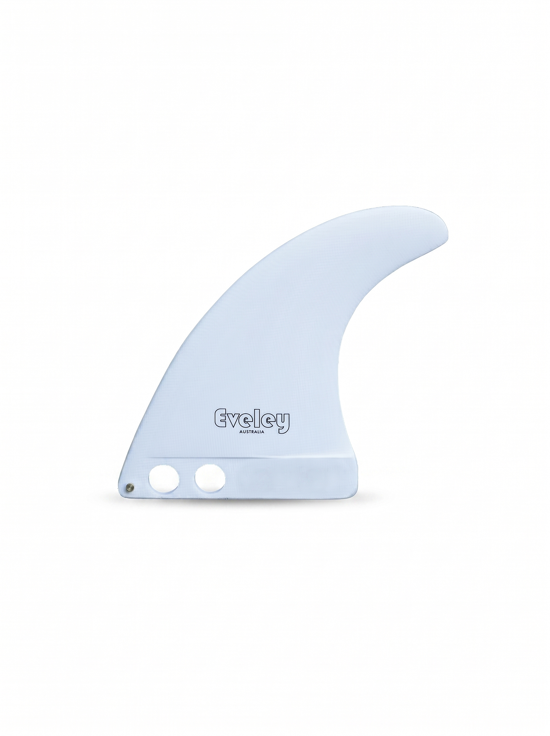 5.5" Classic Center Fin – white Pro Glass  Click-In Fin for Sliding Center Fin Boxes.
