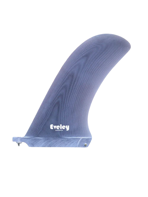 9.25" Santa Monica Center Fin, smoke Pro Glass.