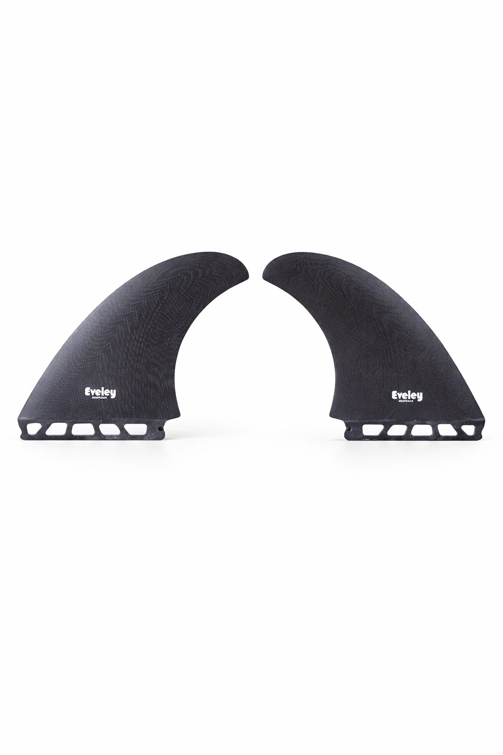 5.5" Power Twin Surfboard Fins – Maximum Speed & Drive | Futures Compatible | Black Pro Glass